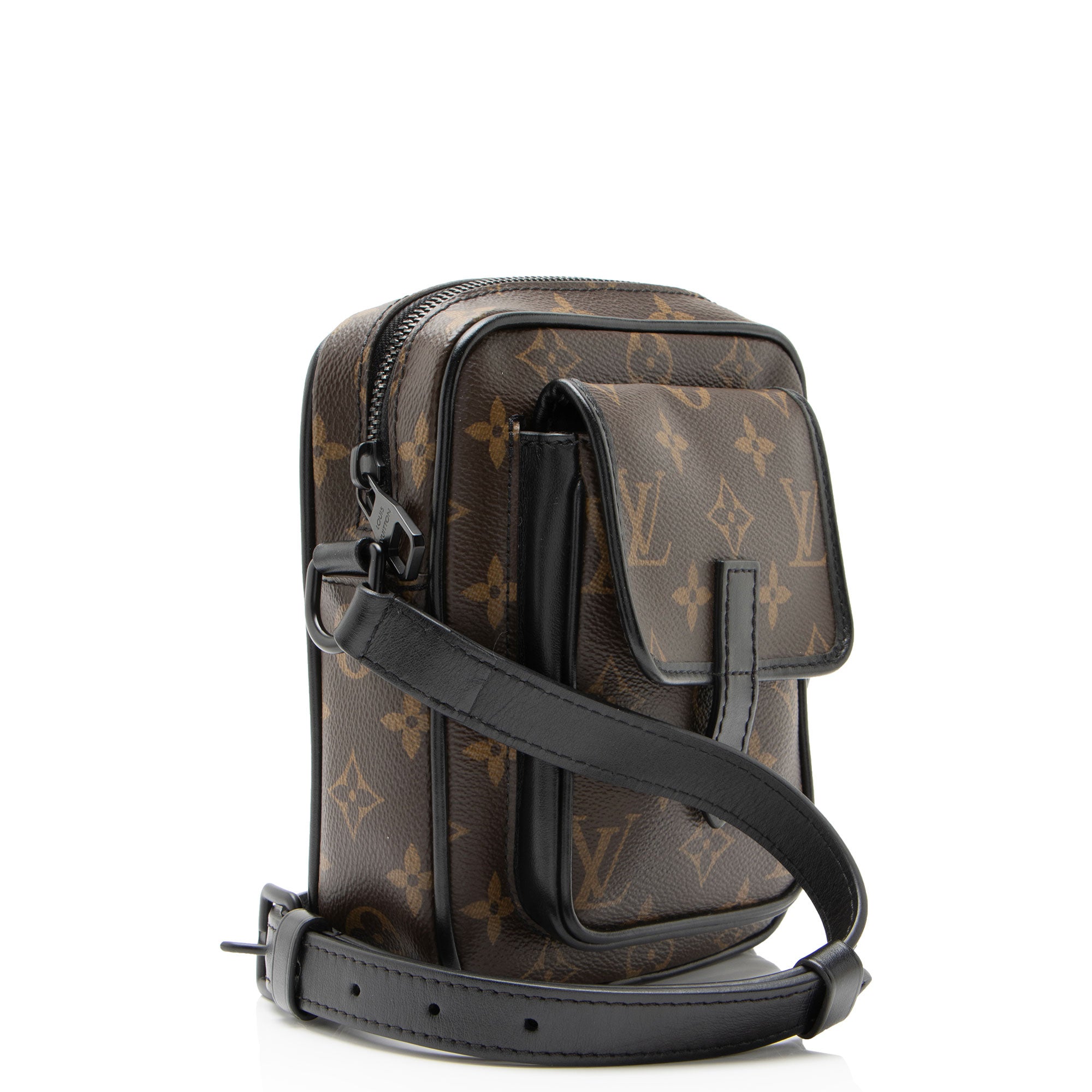 Louis Vuitton Monogram Macassar Christopher Wearable Wallet Shoulder Bag