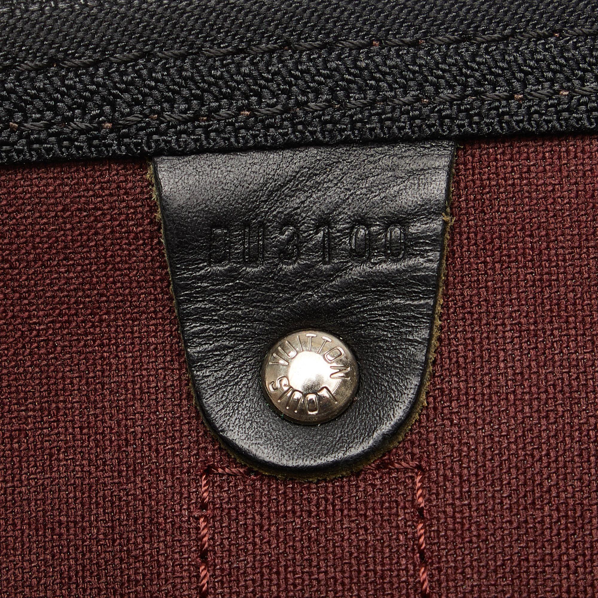 Louis Vuitton Monogram Macassar Keepall Bandouliere 45 (SHG-7oOrTb)