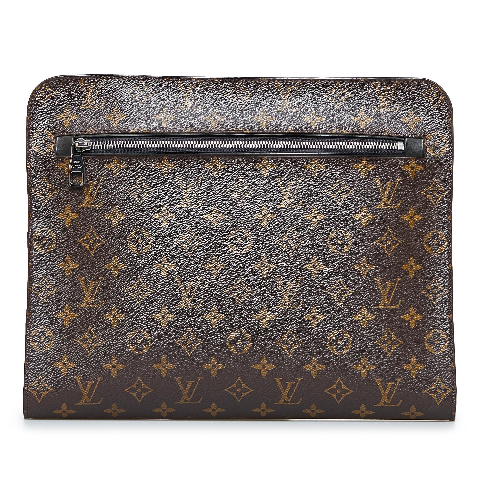 Louis Vuitton Monogram Macassar Portfolio Case (SHG-yFKj8W)