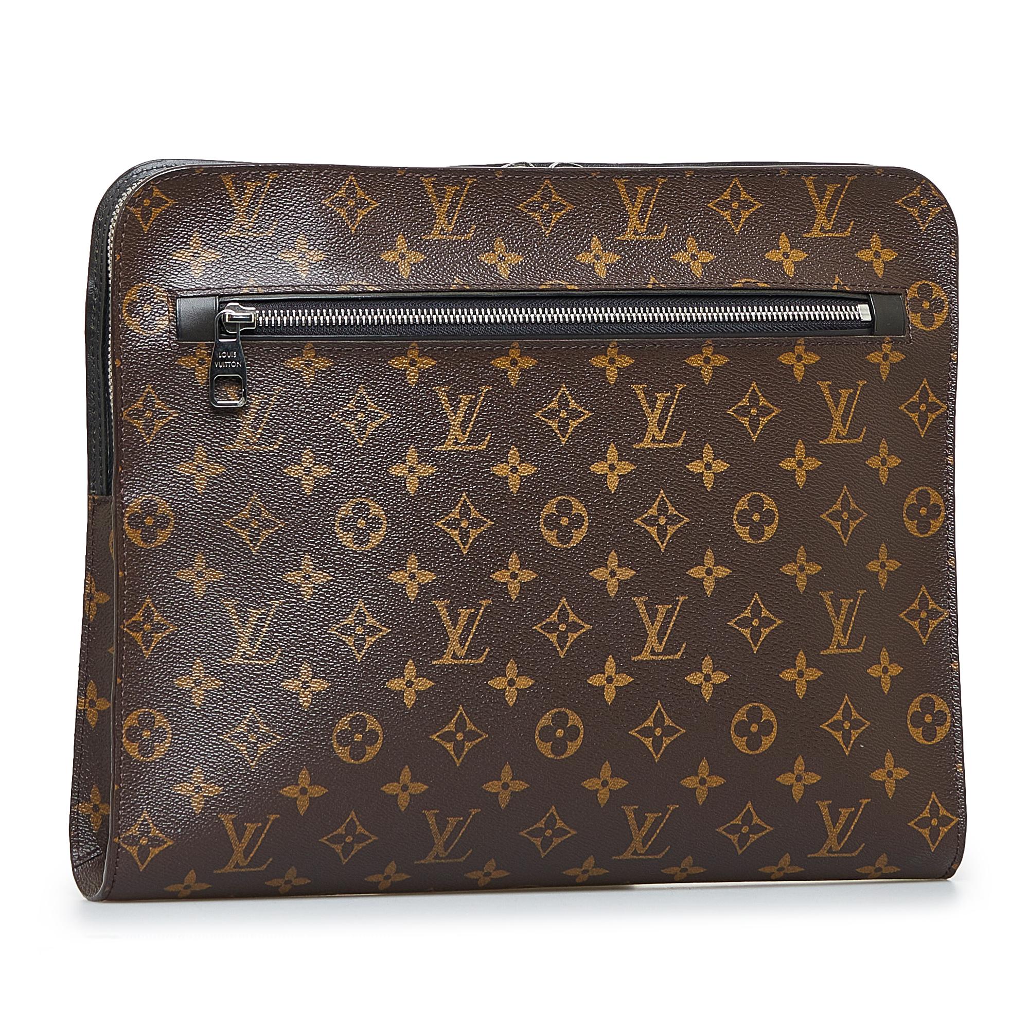 Louis Vuitton Monogram Macassar Portfolio Case (SHG-yFKj8W)