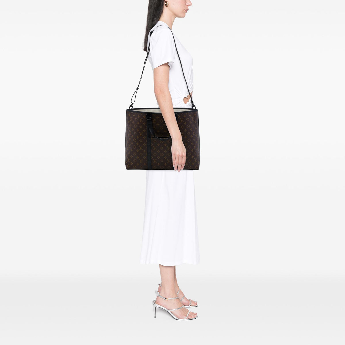 Louis Vuitton Monogram Macassar Weekend Tote GM