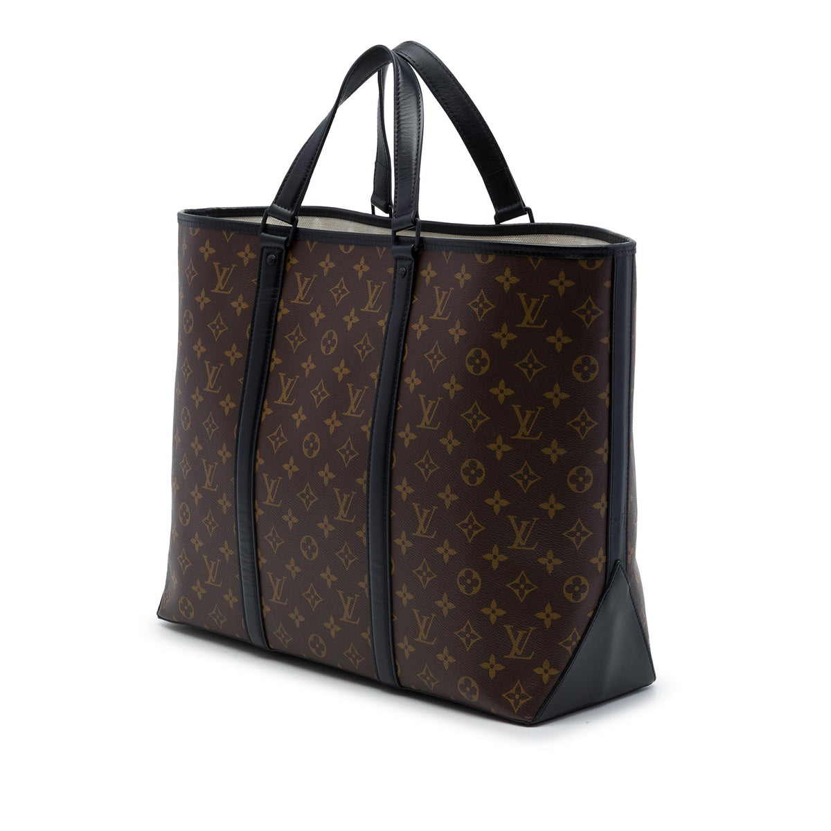 Louis Vuitton Monogram Macassar Weekend Tote GM
