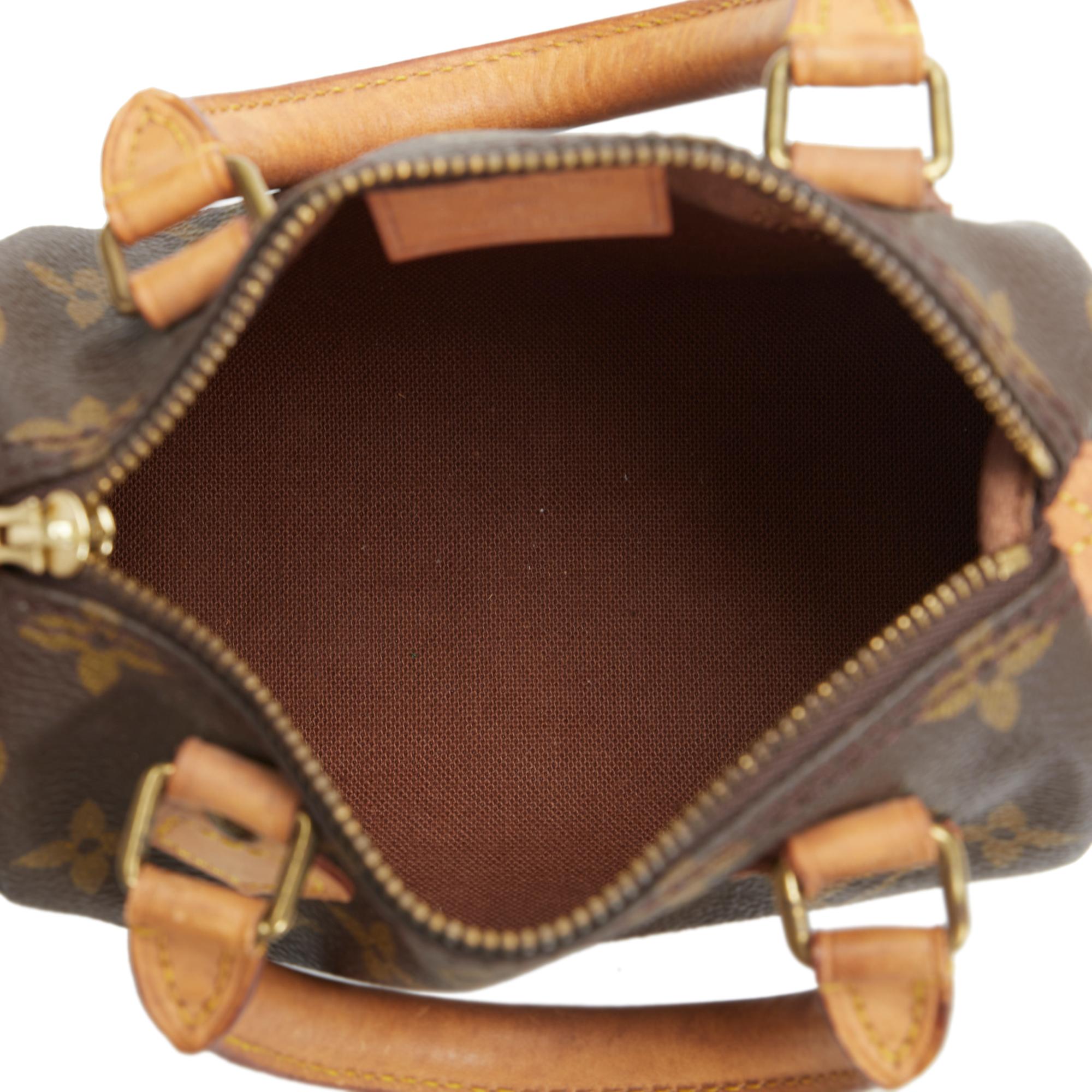 Louis Vuitton Monogram Mini HL Speedy (SHG-tmx19w)