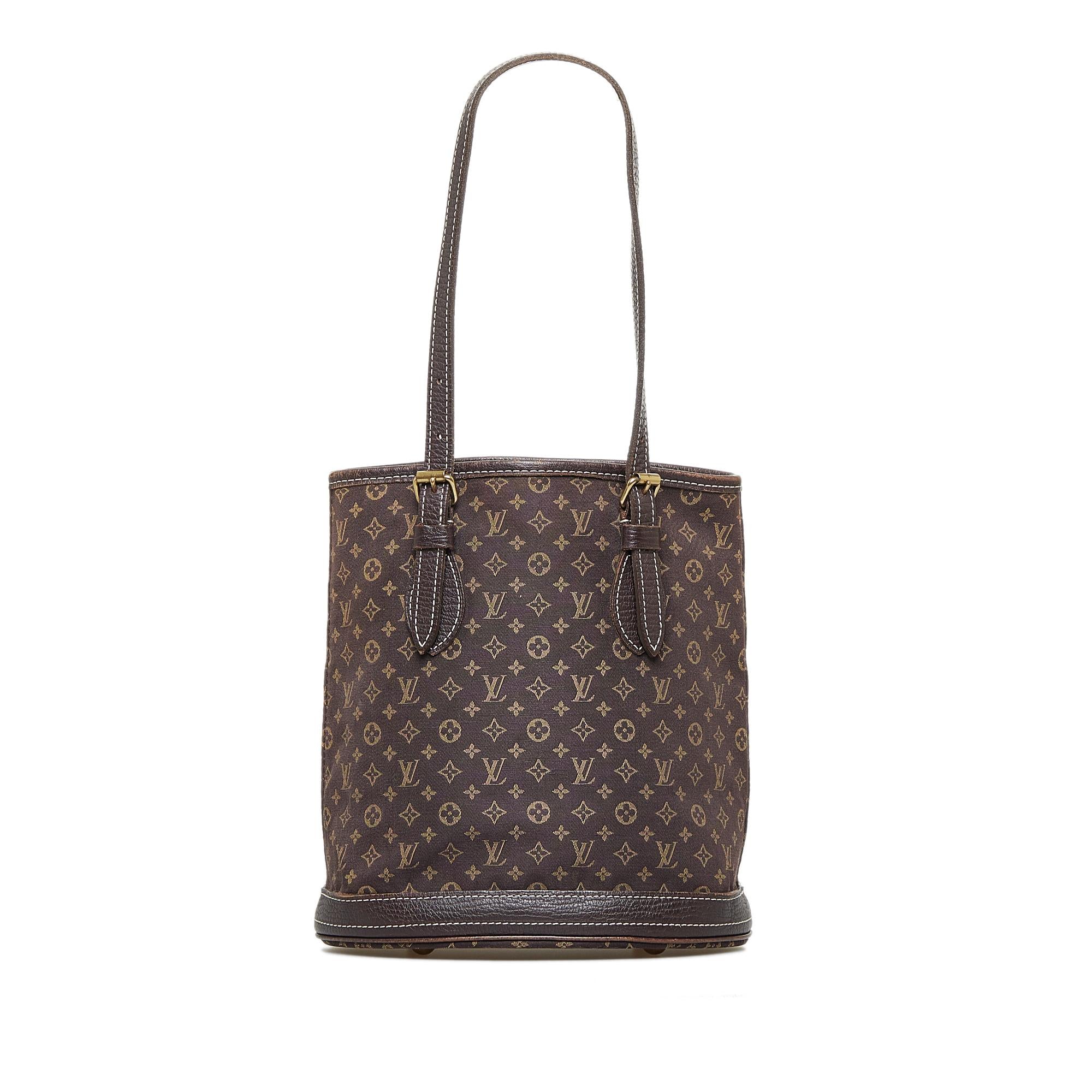 Louis Vuitton Monogram Mini Lin Bucket PM (SHG-KJWAcV)