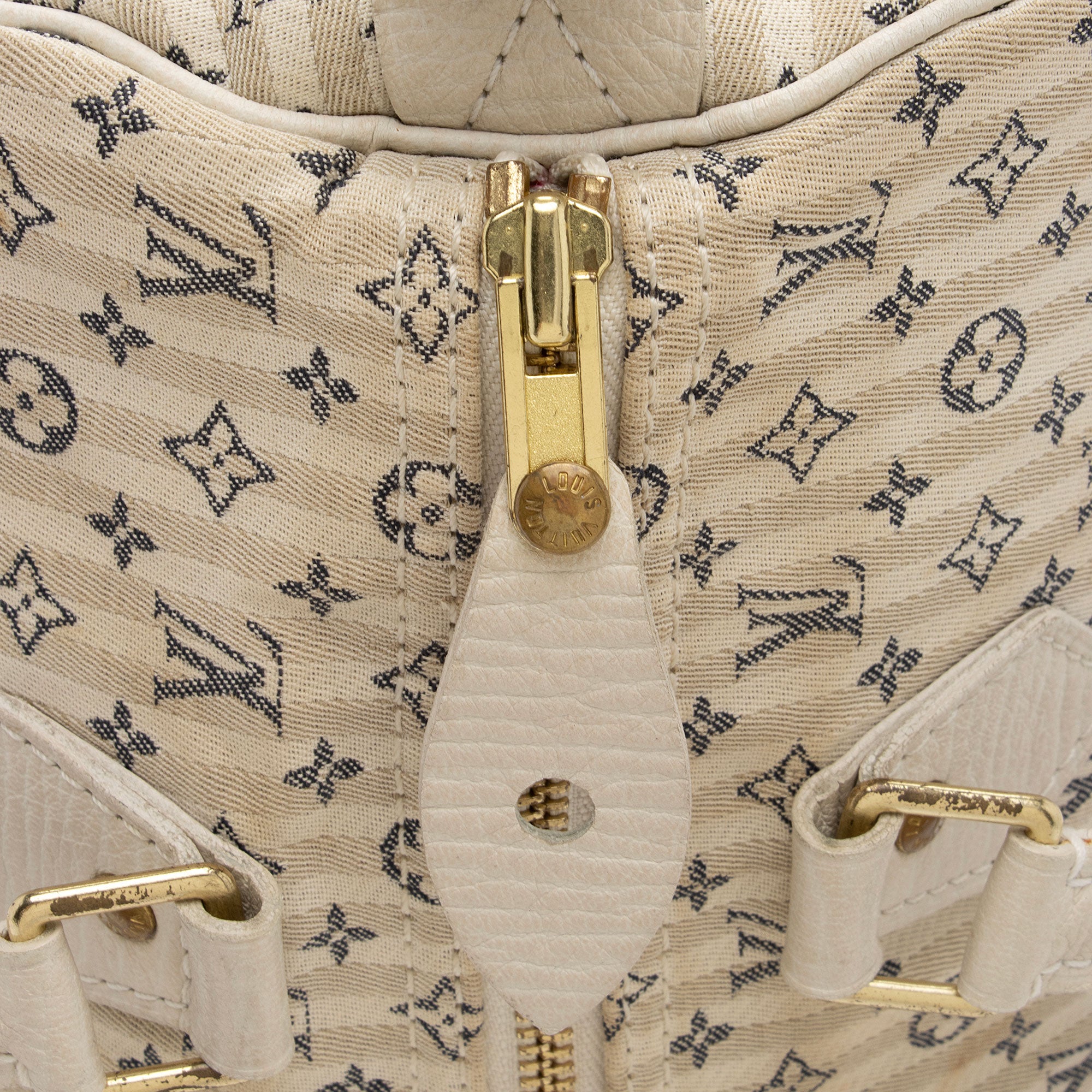 Louis Vuitton Monogram Mini Lin Speedy 30 Satchel (SHF-MWpiGX)