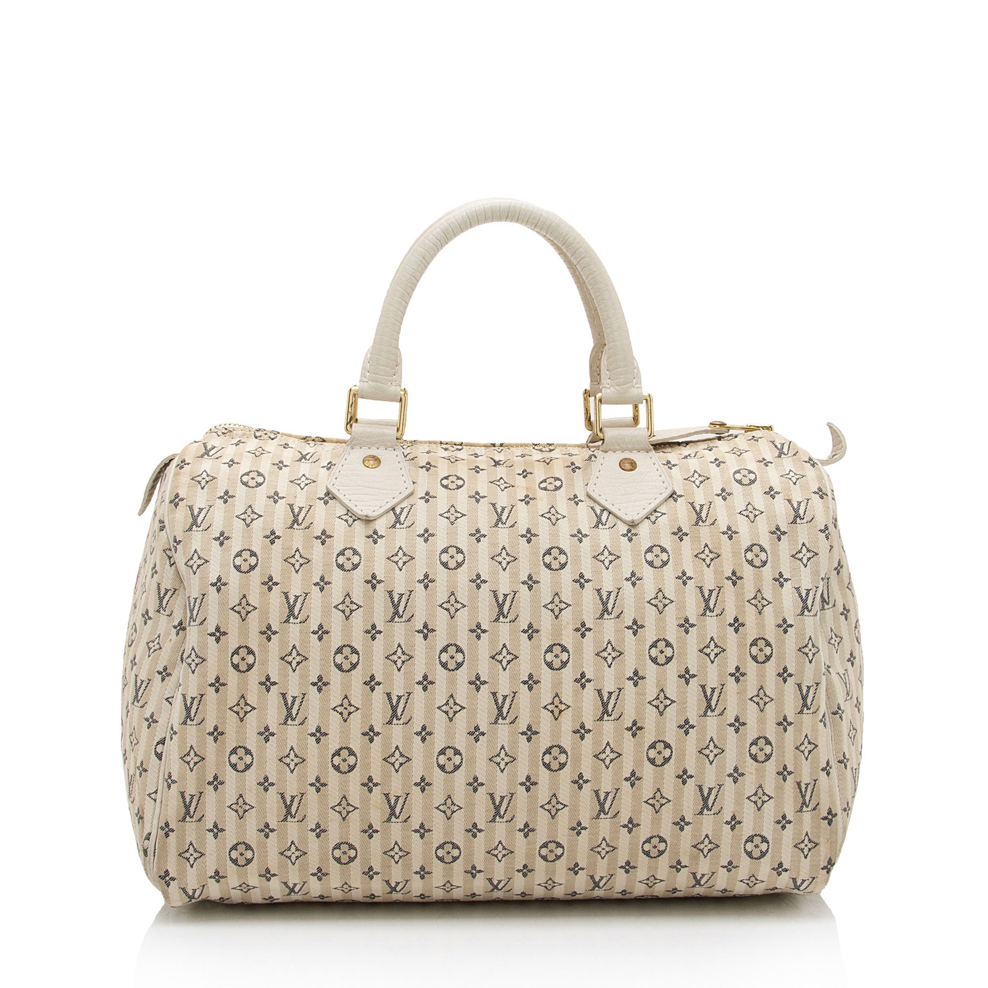 Louis Vuitton Monogram Mini Lin Speedy 30 Satchel (SHF-MWpiGX)