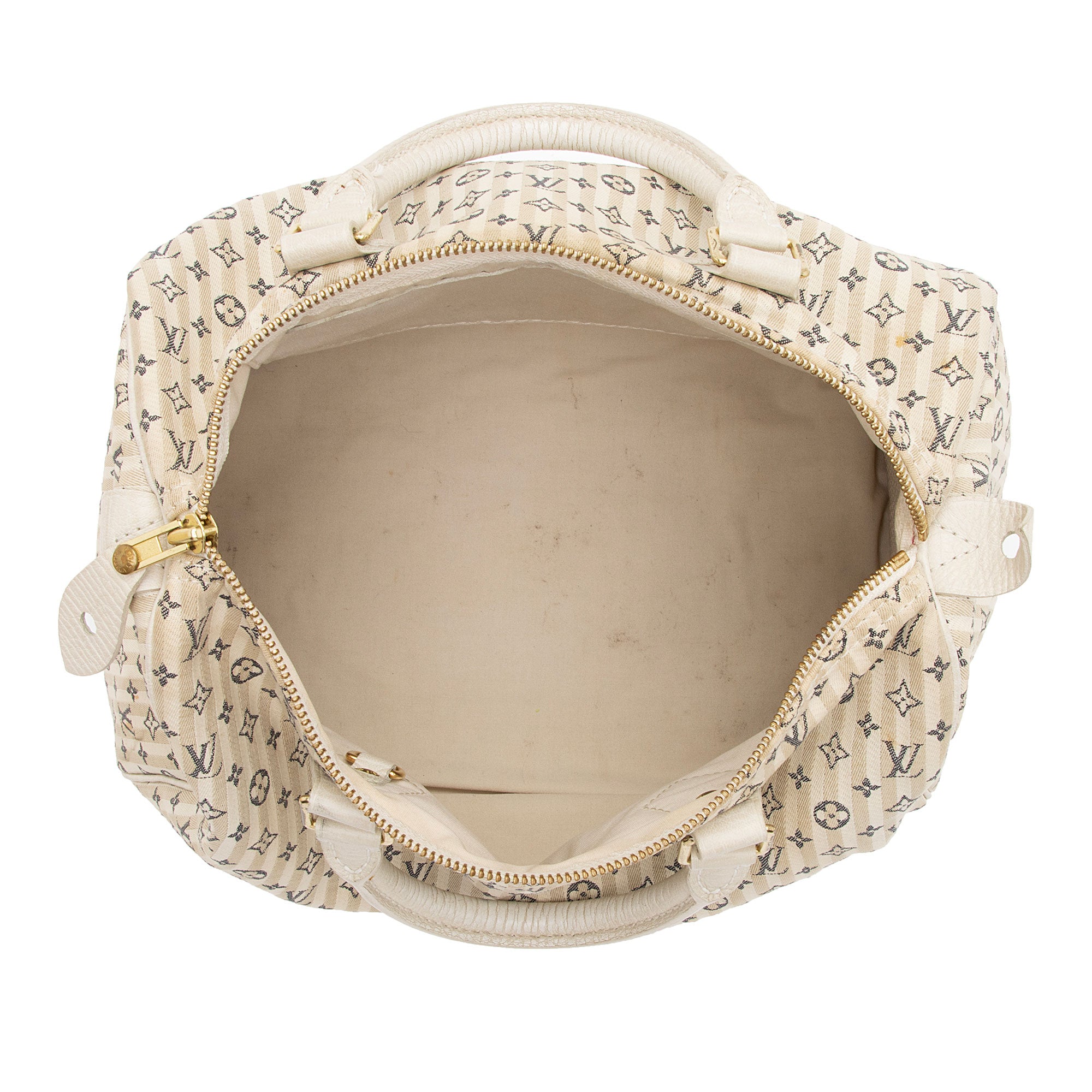 Louis Vuitton Monogram Mini Lin Speedy 30 Satchel (SHF-MWpiGX)