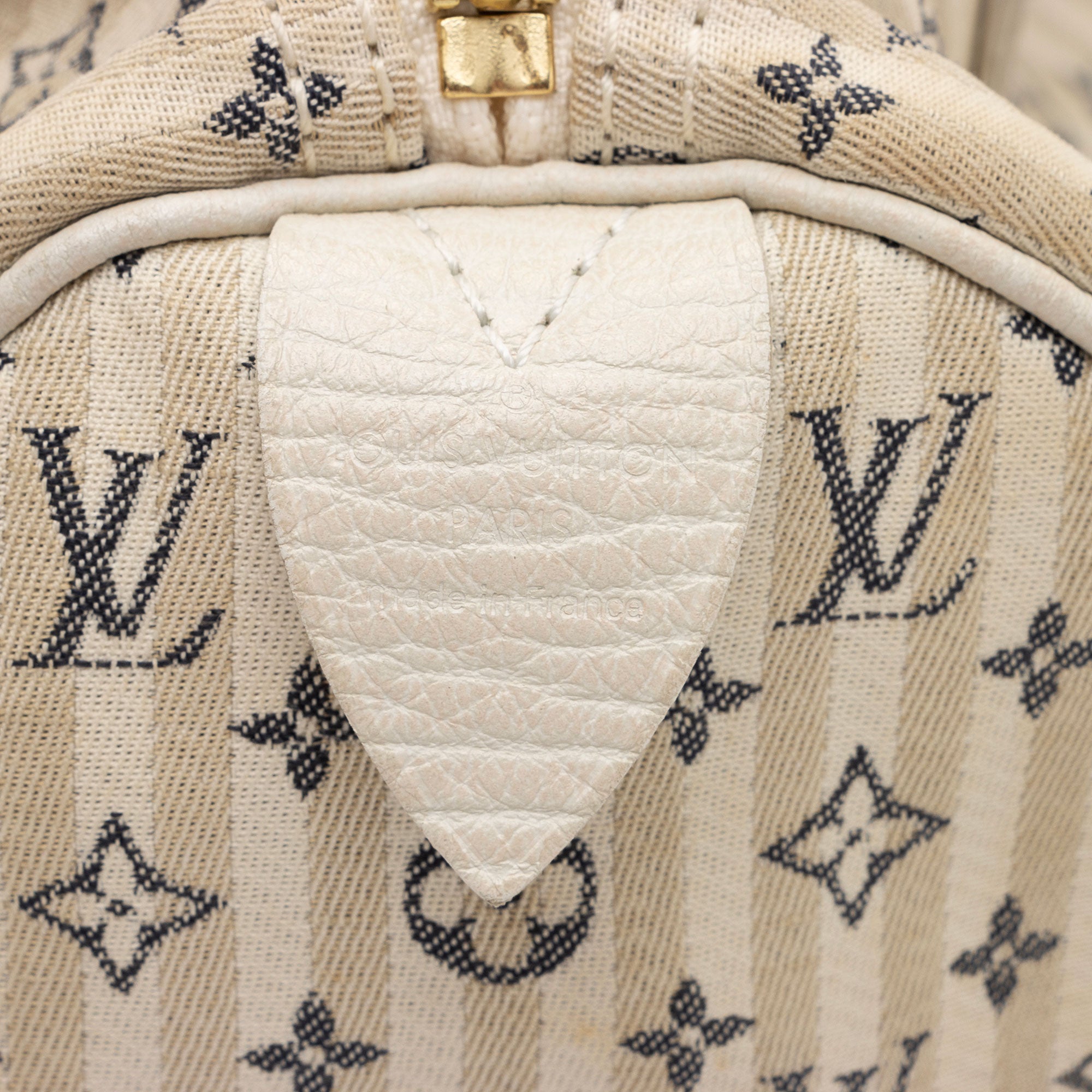 Louis Vuitton Monogram Mini Lin Speedy 30 Satchel (SHF-MWpiGX)