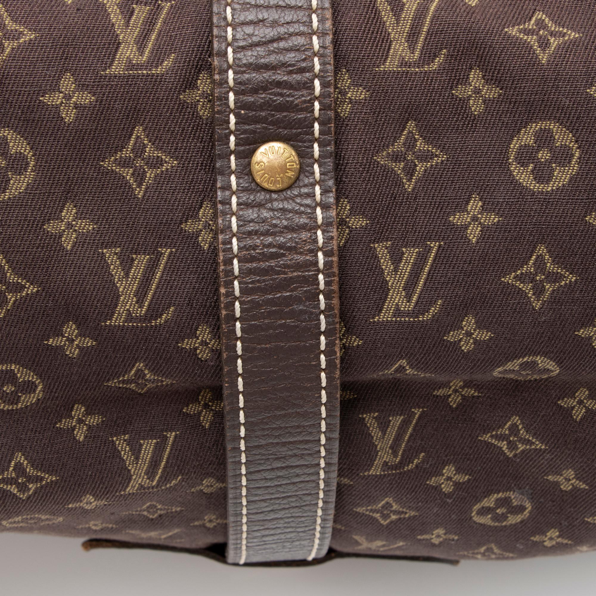 Louis Vuitton Monogram Mini Lin Saumur 30 Messenger Bag (SHF-S99Fys)