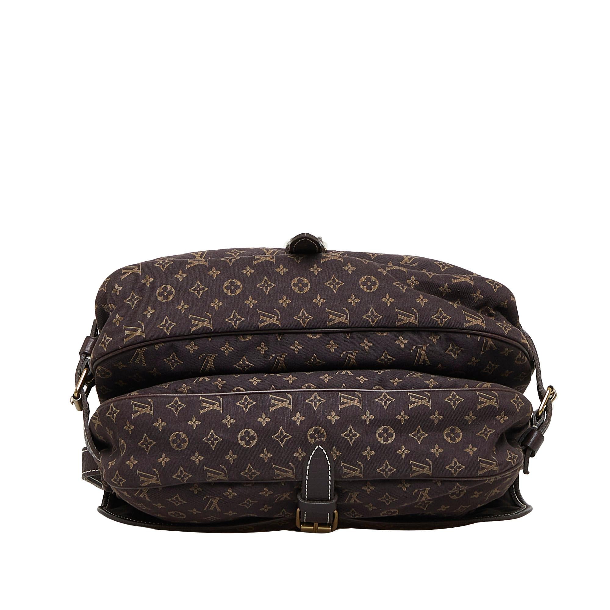 Louis Vuitton Monogram Mini Lin Saumur 30 (SHG-gnUwQC)
