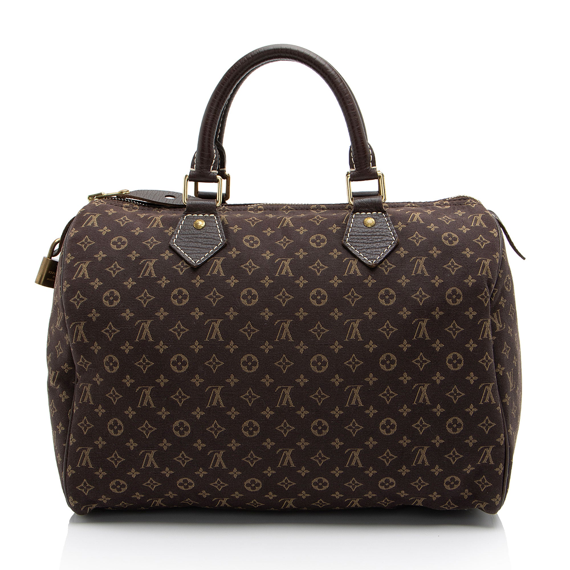 Louis Vuitton Monogram Mini Lin Speedy 30 Satchel (SHF-5zw6BJ)