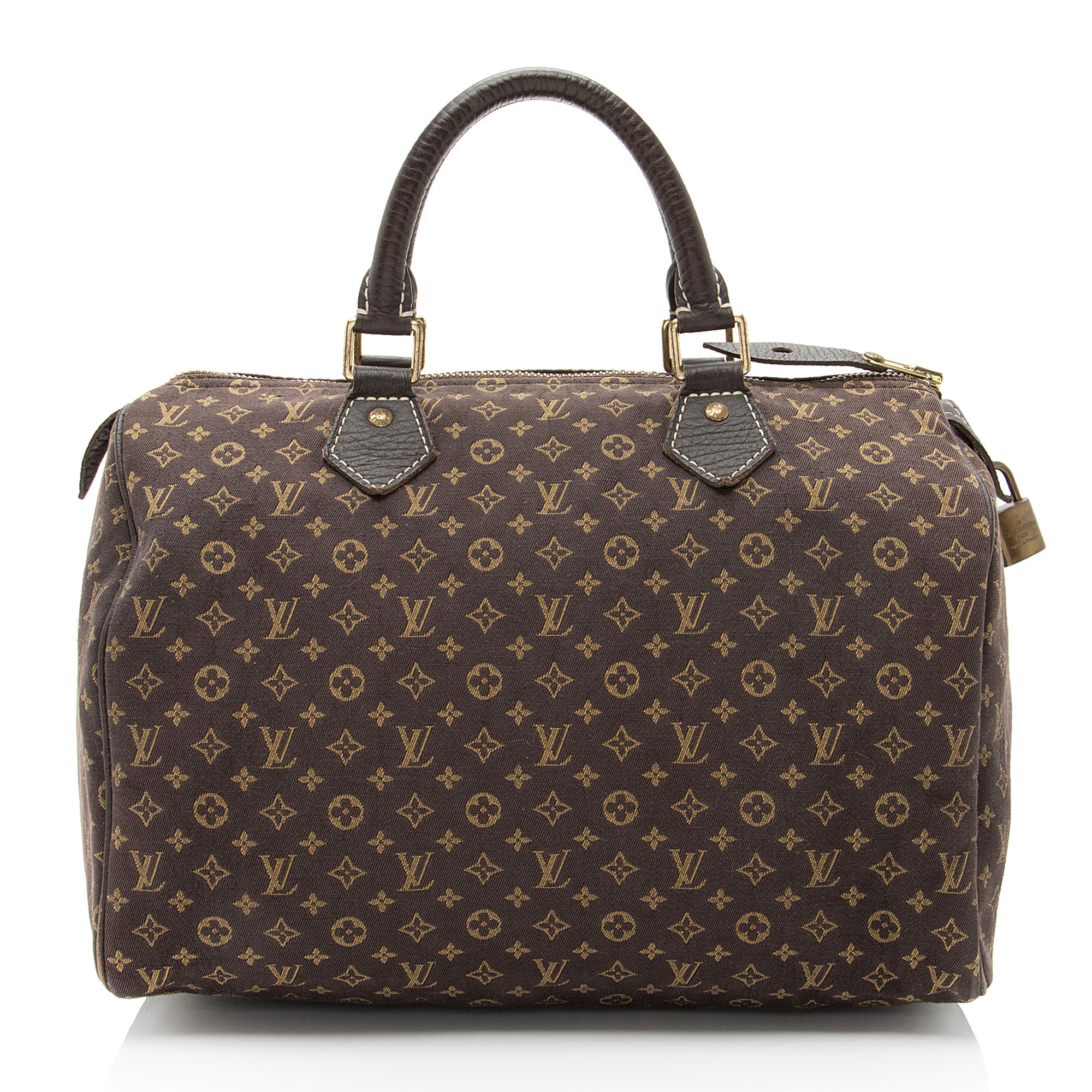 Louis Vuitton Monogram Mini Lin Speedy 30 Satchel