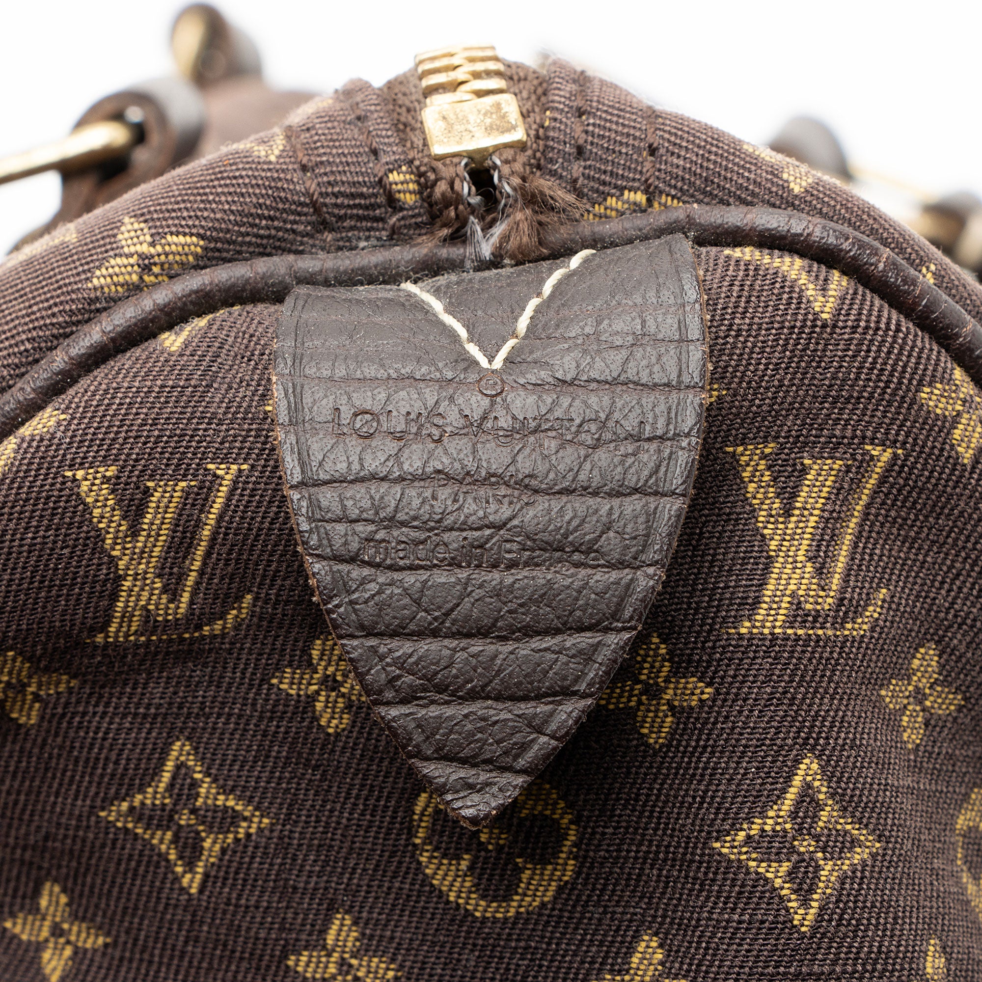 Louis Vuitton Monogram Mini Lin Speedy 30 Satchel