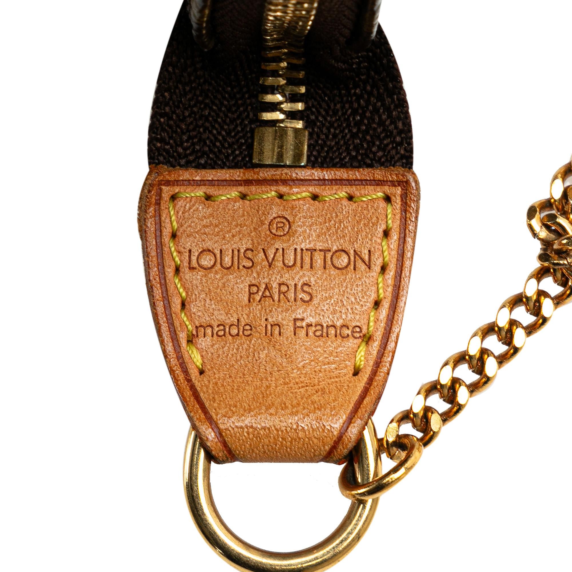 Louis Vuitton Monogram Mini Pochette Accessoires (SHG-qBYWGi)
