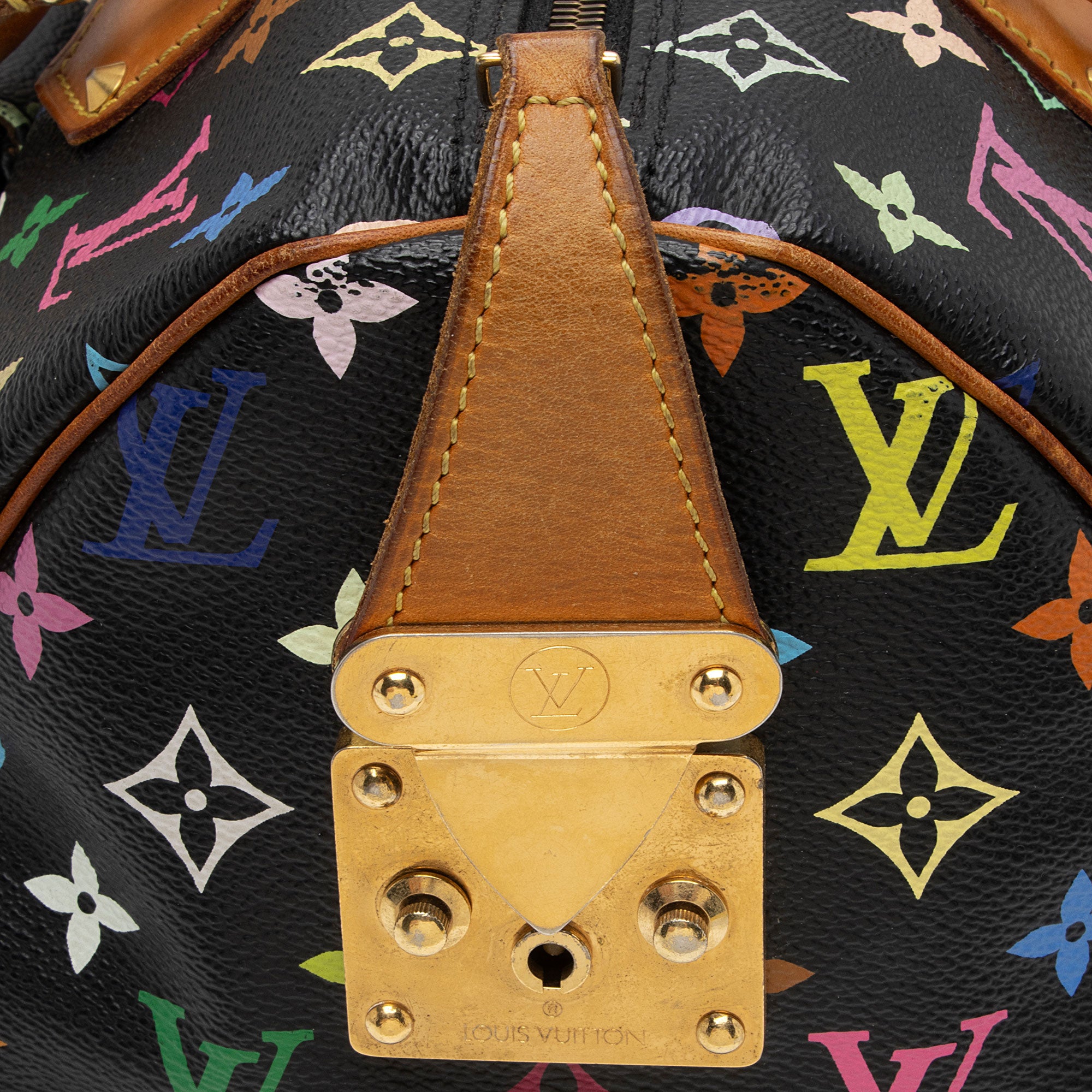 Louis Vuitton Monogram Multicolore Speedy 30 Satchel (SHF-J10WcQ)