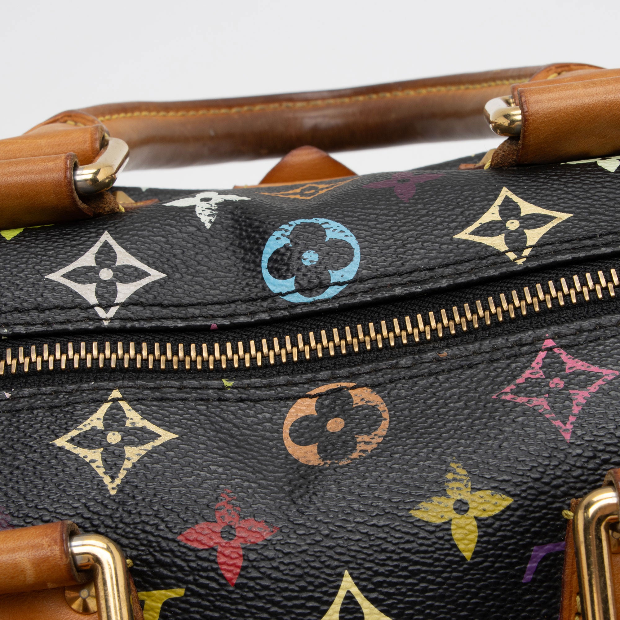 Louis Vuitton Monogram Multicolore Speedy 30 Satchel (SHF-J10WcQ)