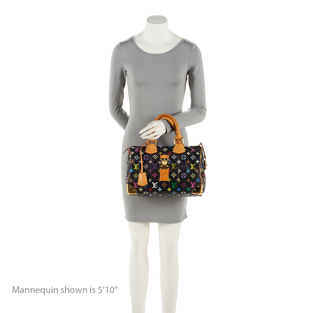 Louis Vuitton Monogram Multicolore Speedy 30 Satchel