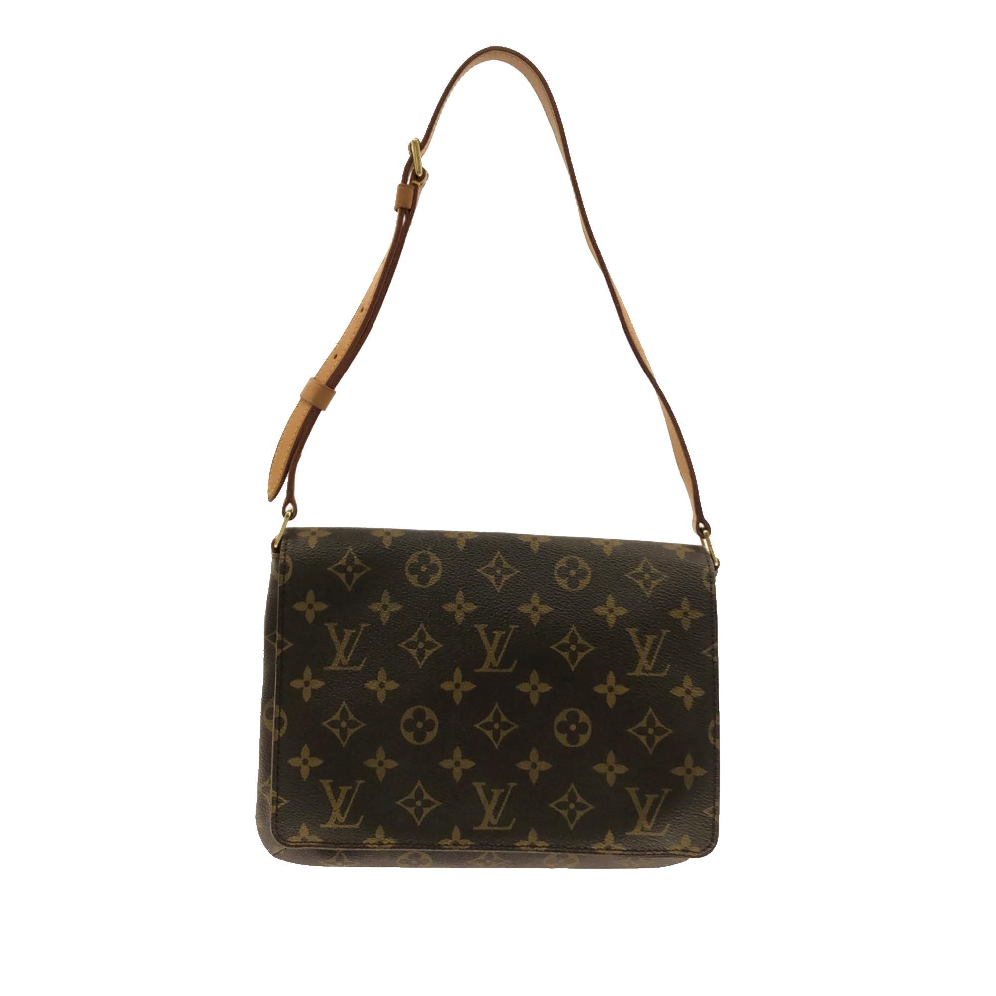 Louis Vuitton Monogram Musette Tango Short Strap (SHG-6KJi2r)