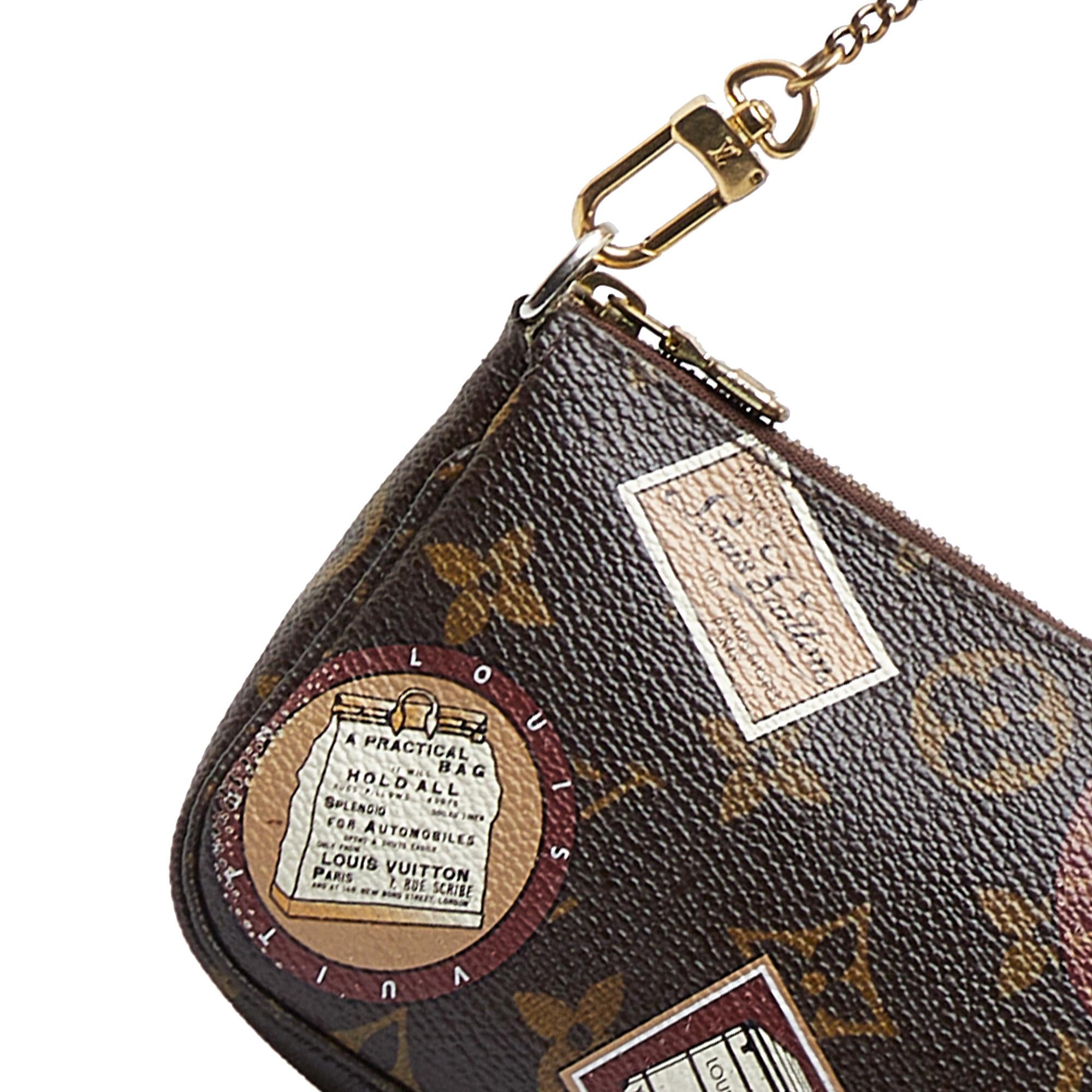 Louis Vuitton Monogram Patch Mini Pochette Accessoires (SHG-QoHOG6)