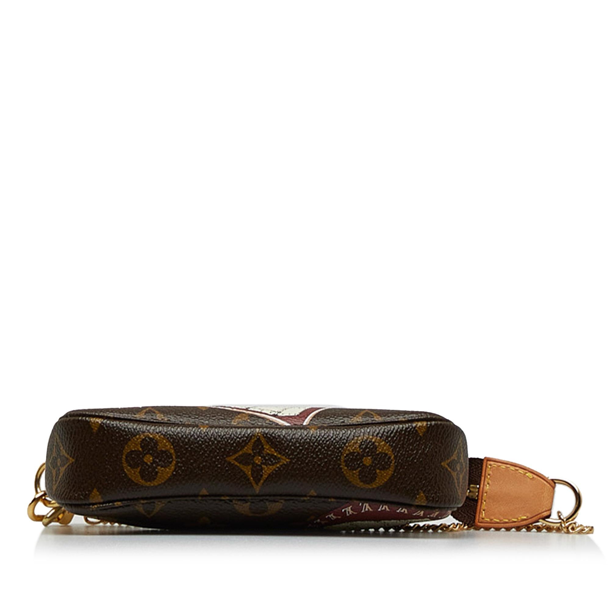 Louis Vuitton Monogram Patch Mini Pochette Accessoires (SHG-BmbQun)