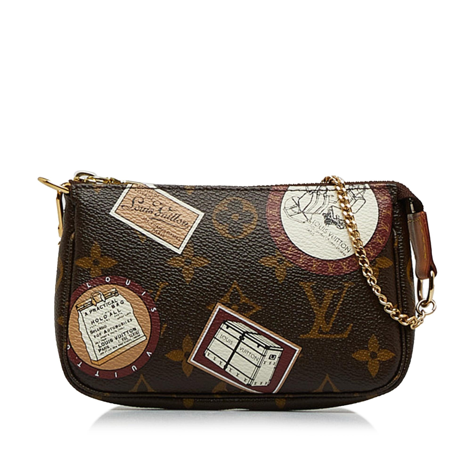 Louis Vuitton Monogram Patch Mini Pochette Accessoires (SHG-BmbQun)