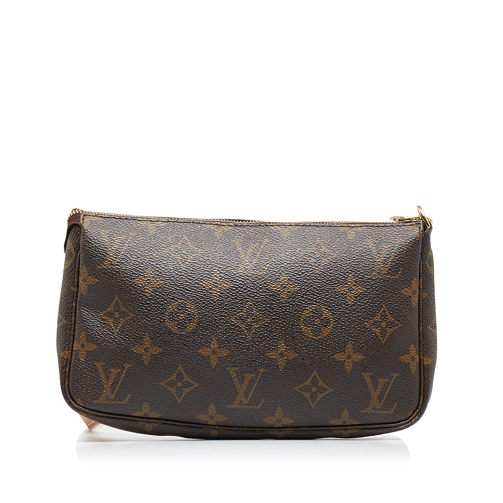 Louis Vuitton Monogram Pochette Accessoires Long Strap (SHG-B9aby9)
