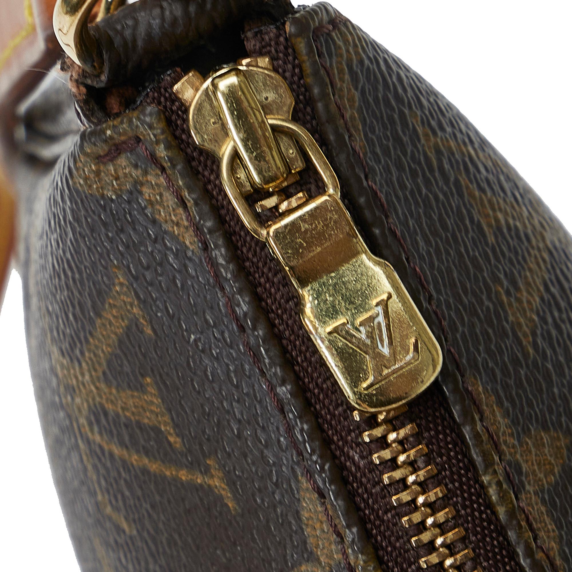 Louis Vuitton Monogram Pochette Accessoires Long Strap (SHG-B9aby9)