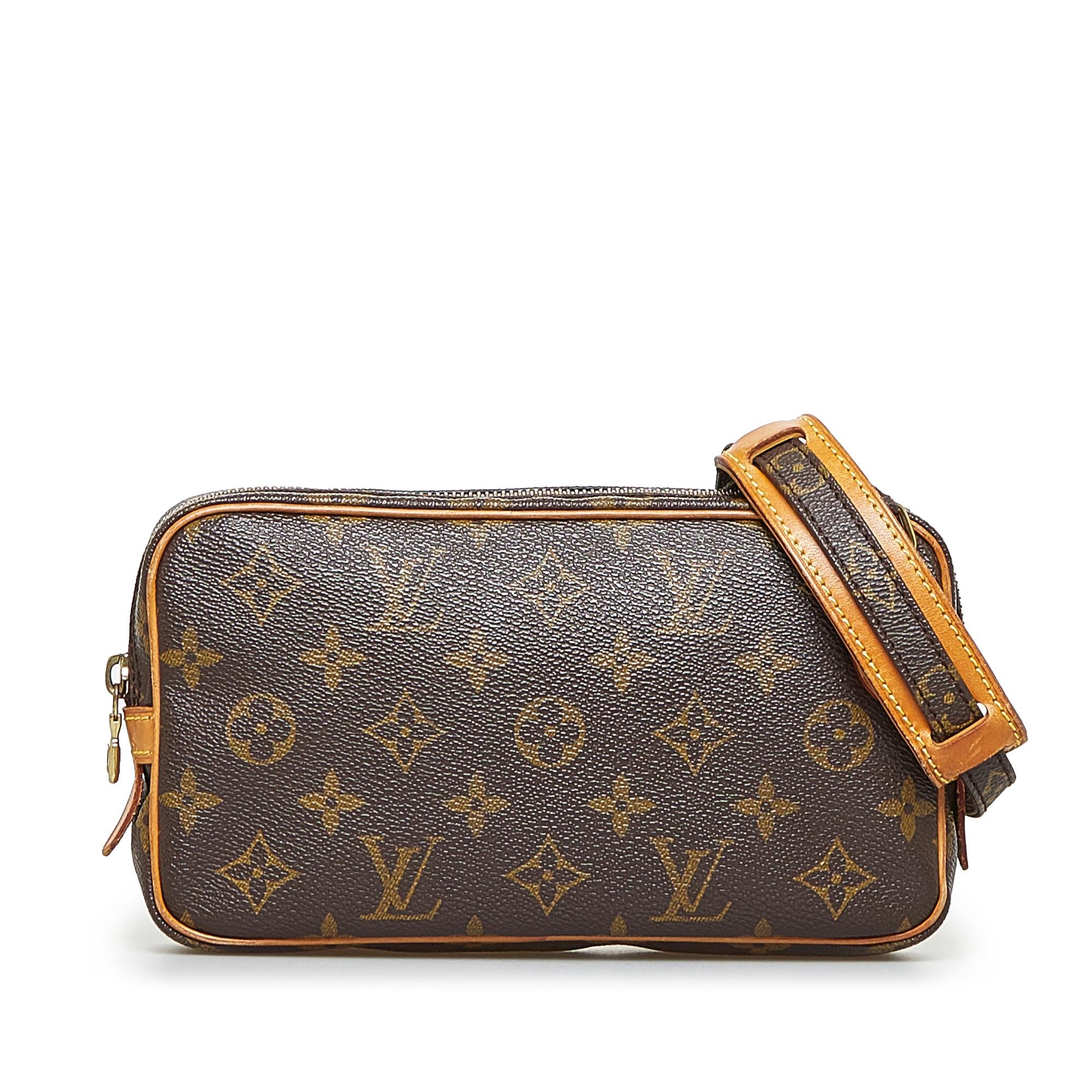 Louis Vuitton Monogram Pochette Marly Bandouliere (SHG-necMER)