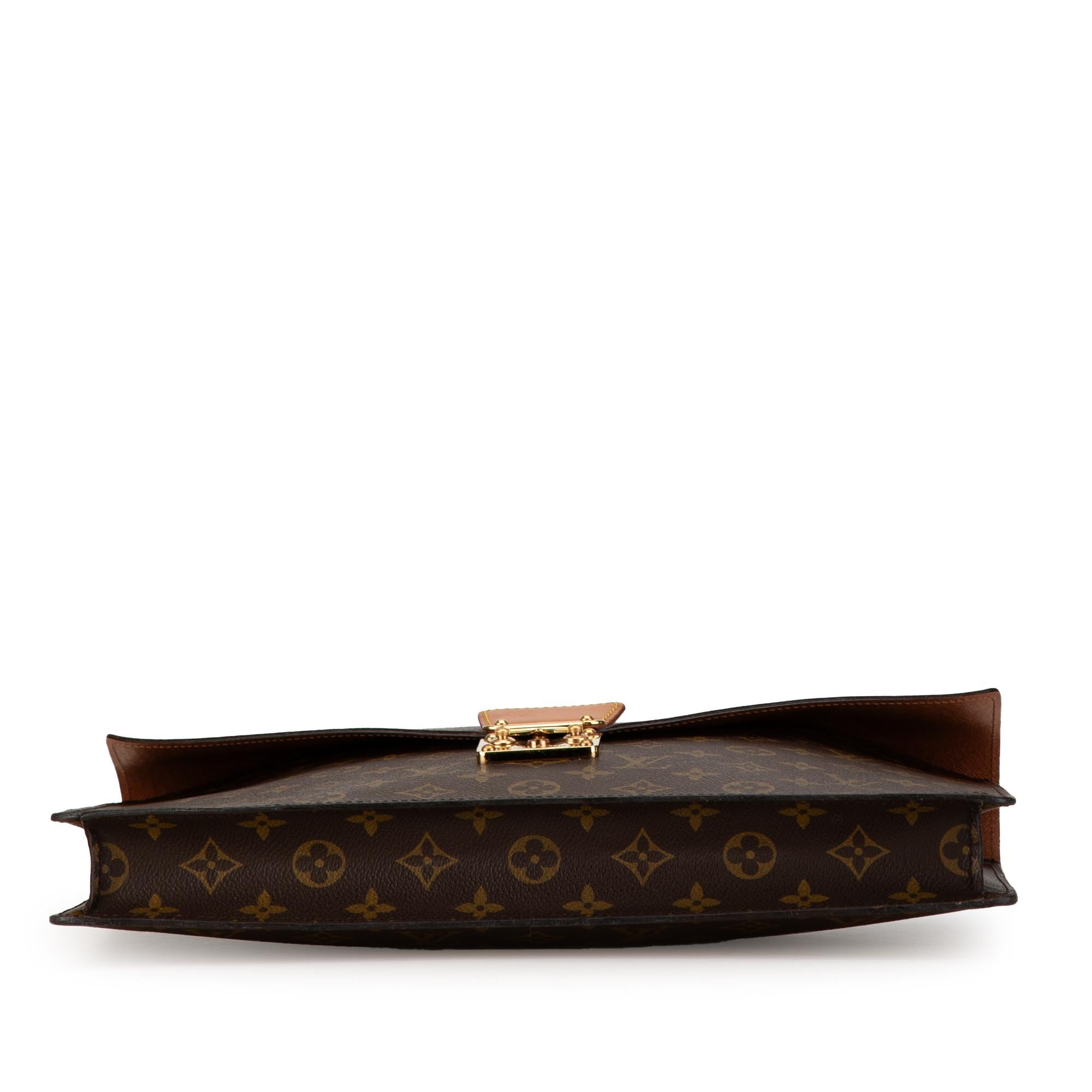 Louis Vuitton Monogram Porte-Documents Senateur (SHG-4BRDdE)
