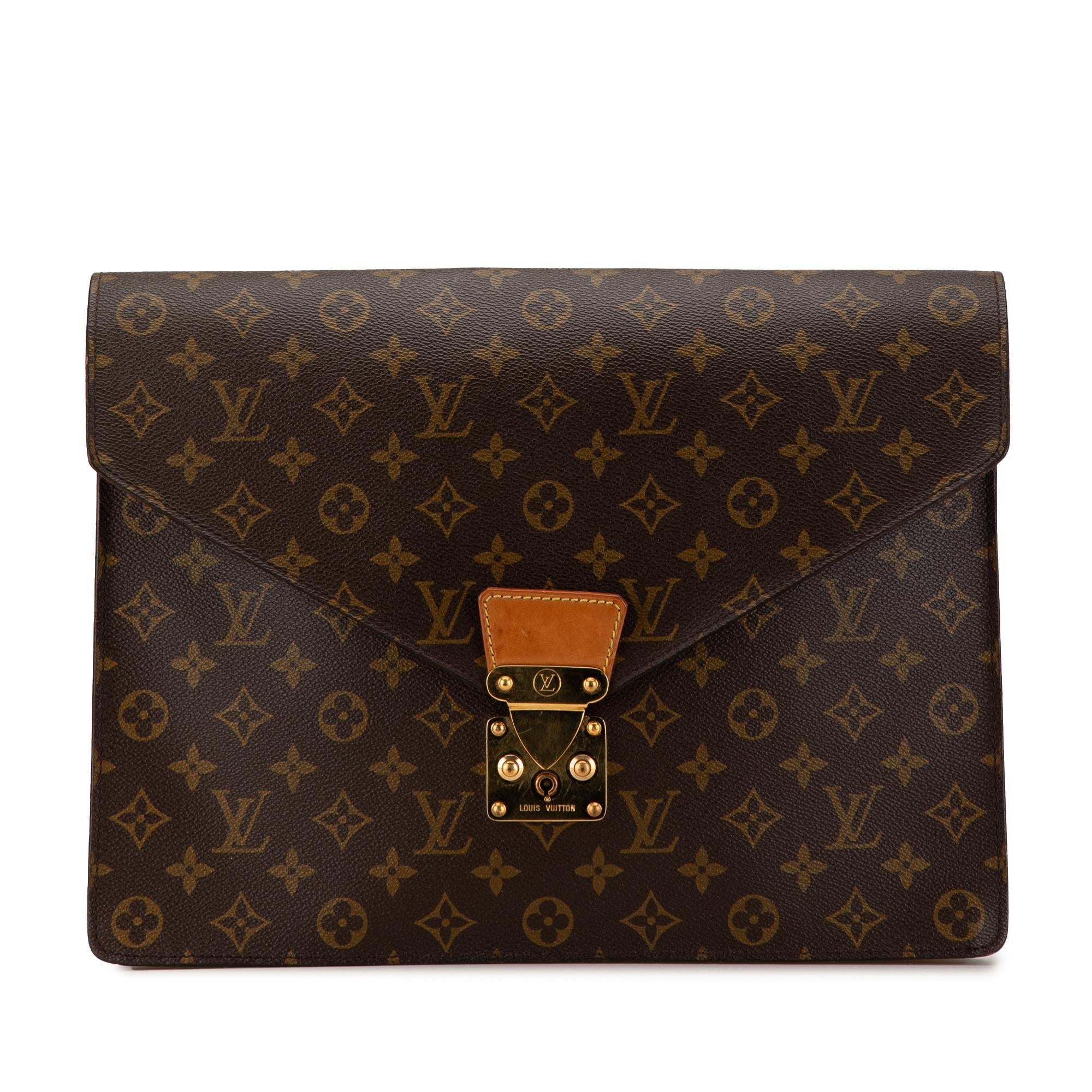 Louis Vuitton Monogram Porte-Documents Senateur (SHG-4BRDdE)