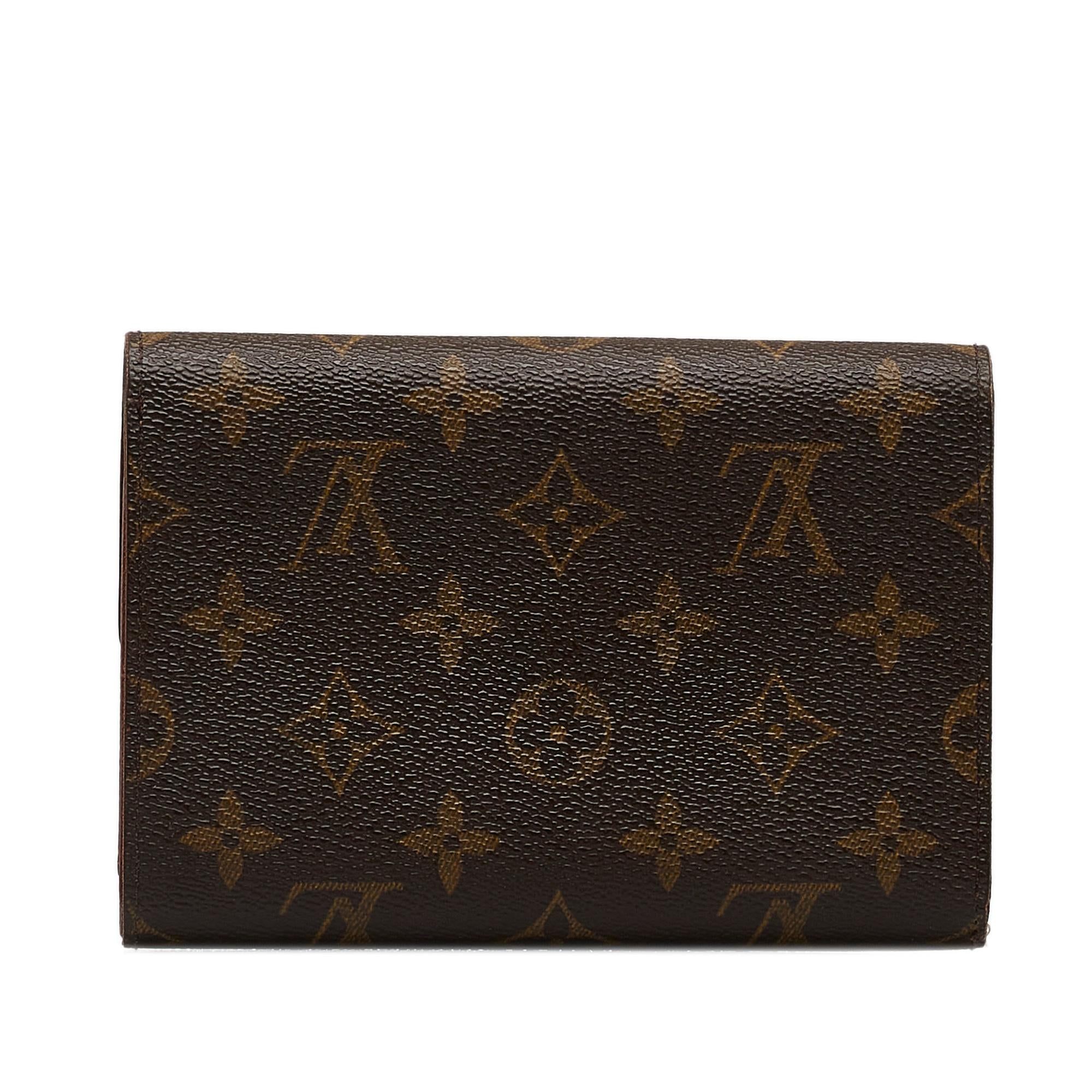 Louis Vuitton Monogram Porte Tresor Etui Papier Wallet (SHG-eiwBJb)