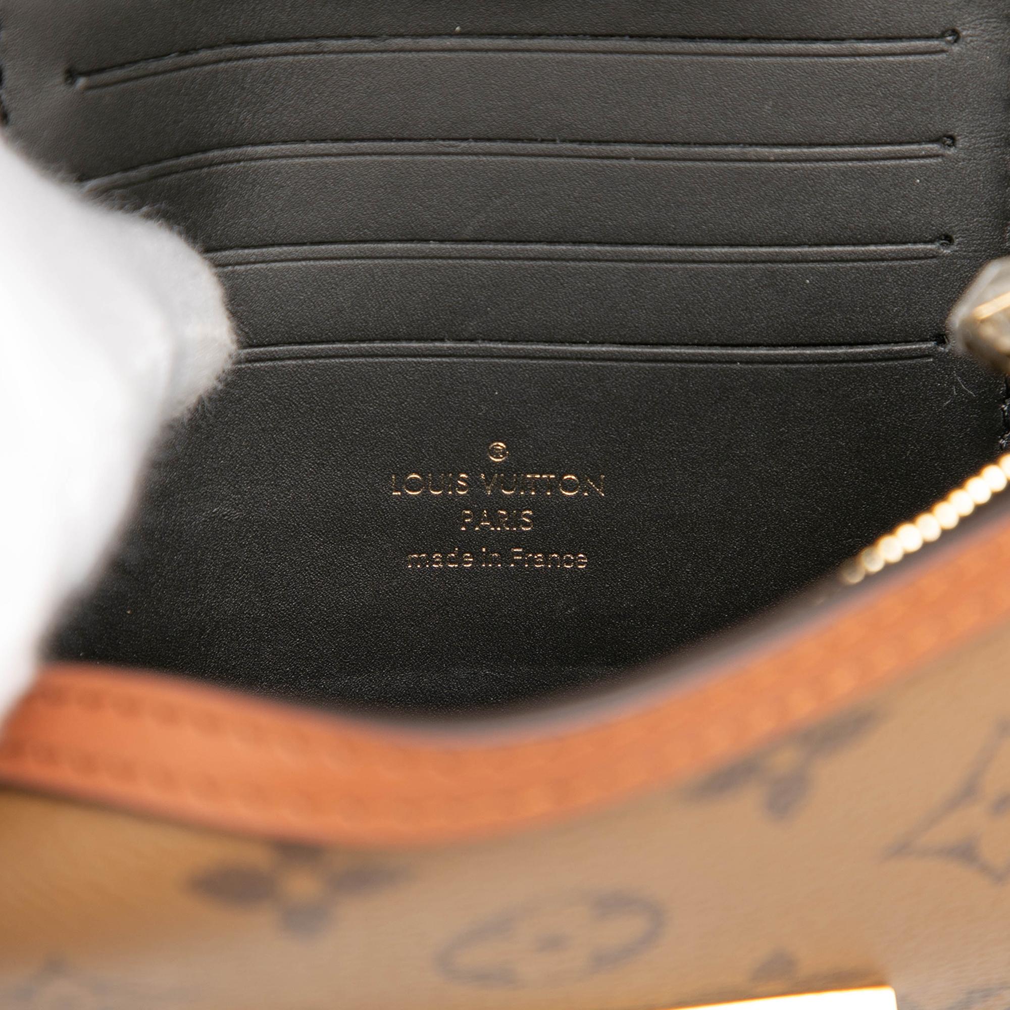 Louis Vuitton Monogram Reverse Dauphine Wallet on Chain