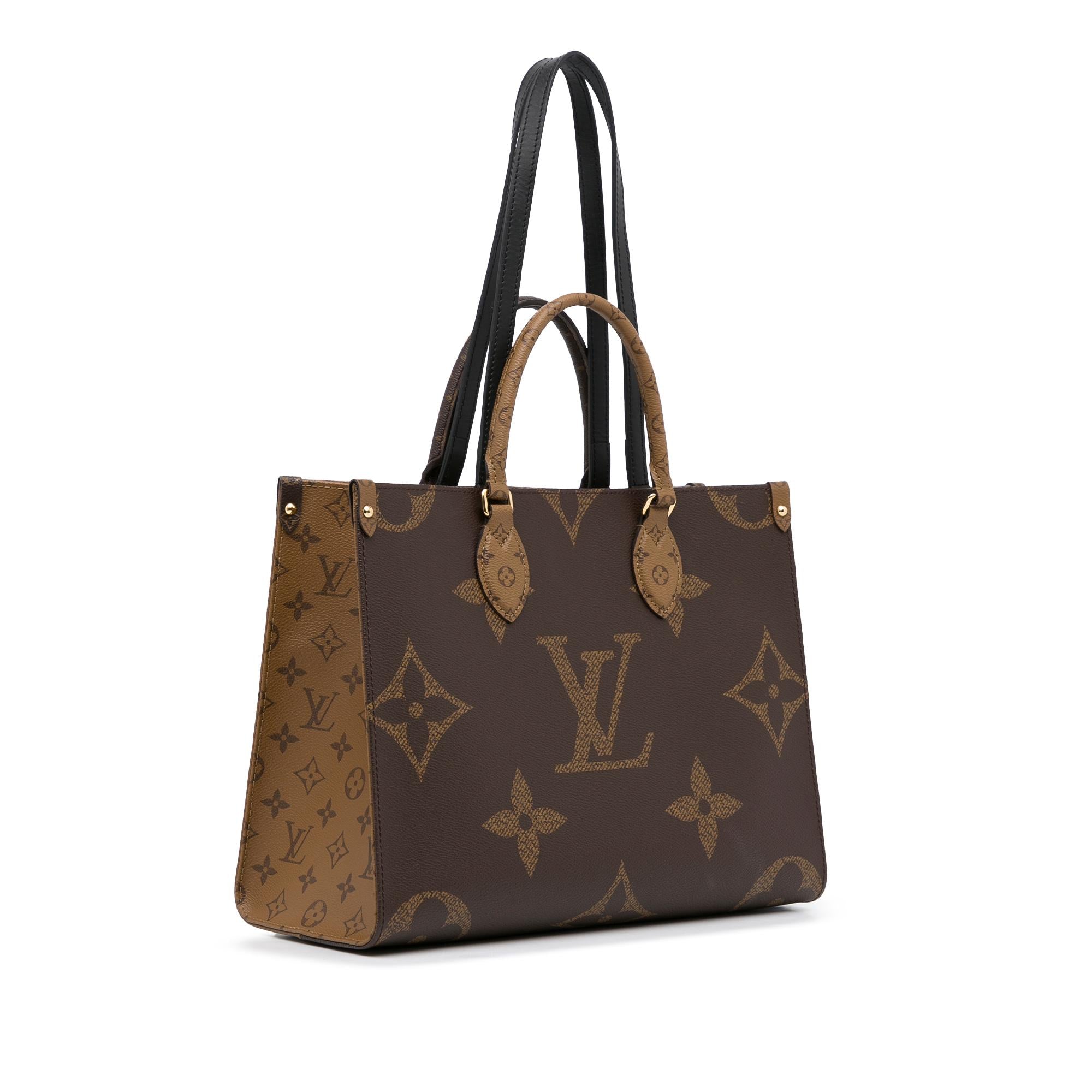Louis Vuitton Monogram Reverse Giant Onthego GM (SHG-zDgybk)