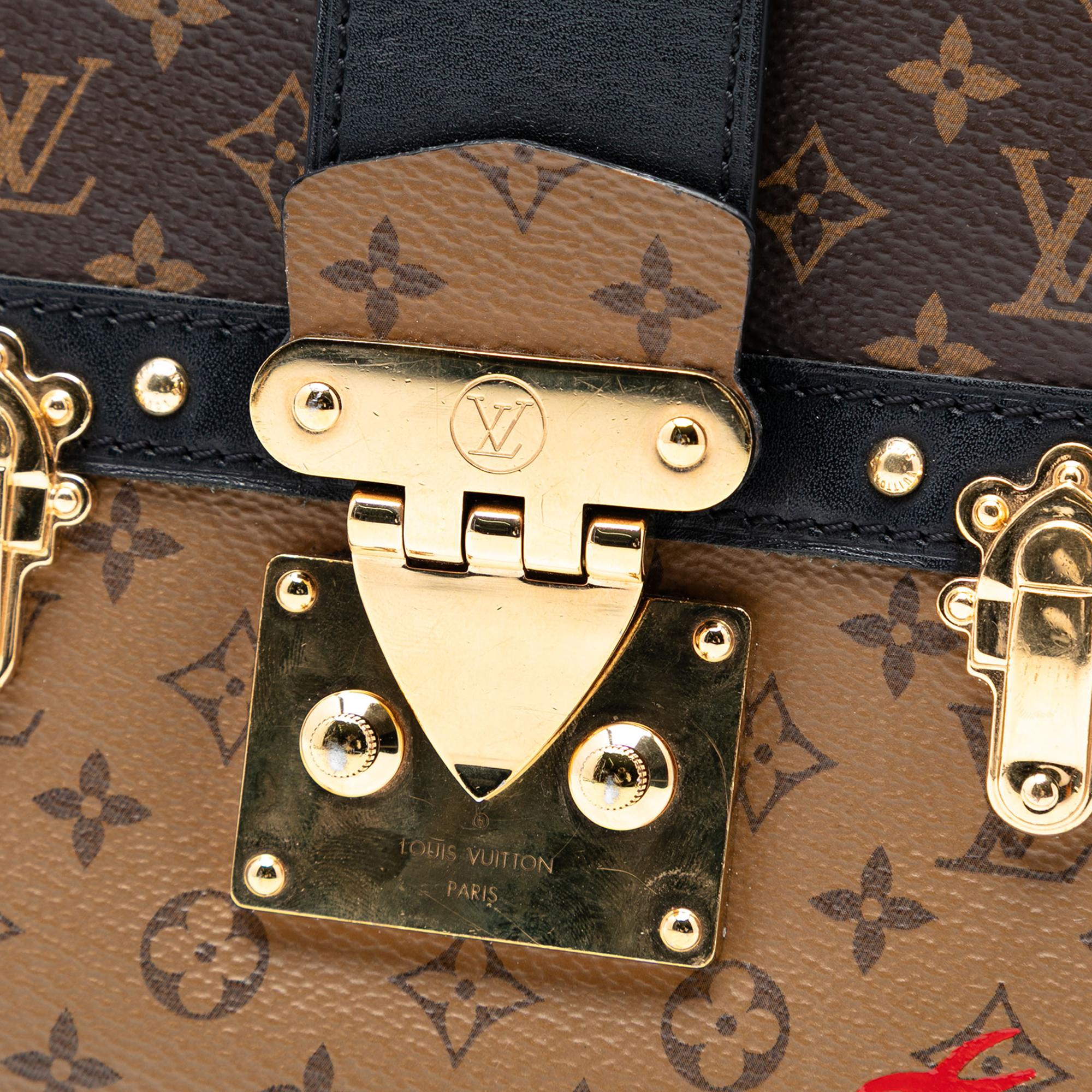 Louis Vuitton Monogram Reverse Trunk Clutch
