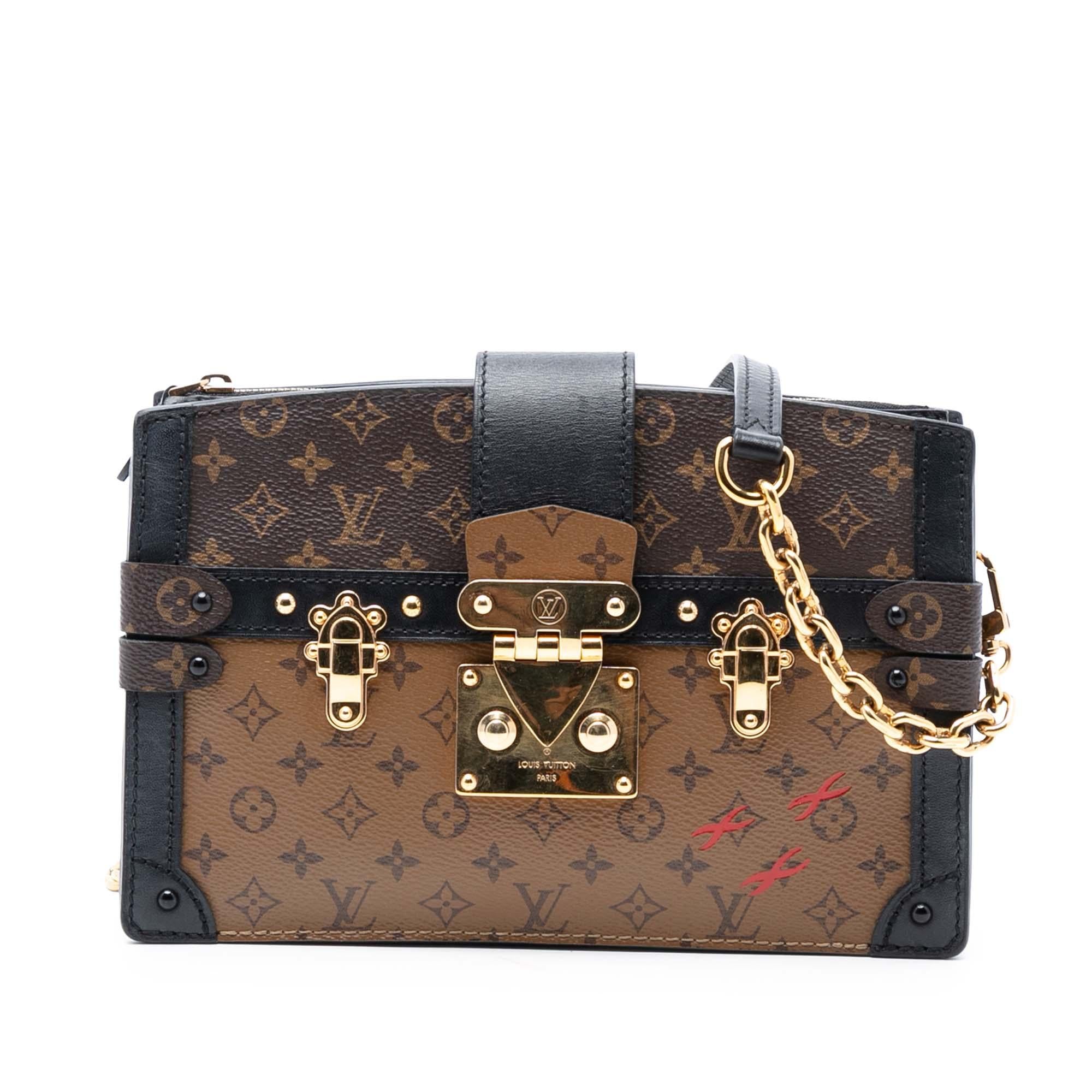 Louis Vuitton Monogram Reverse Trunk Clutch