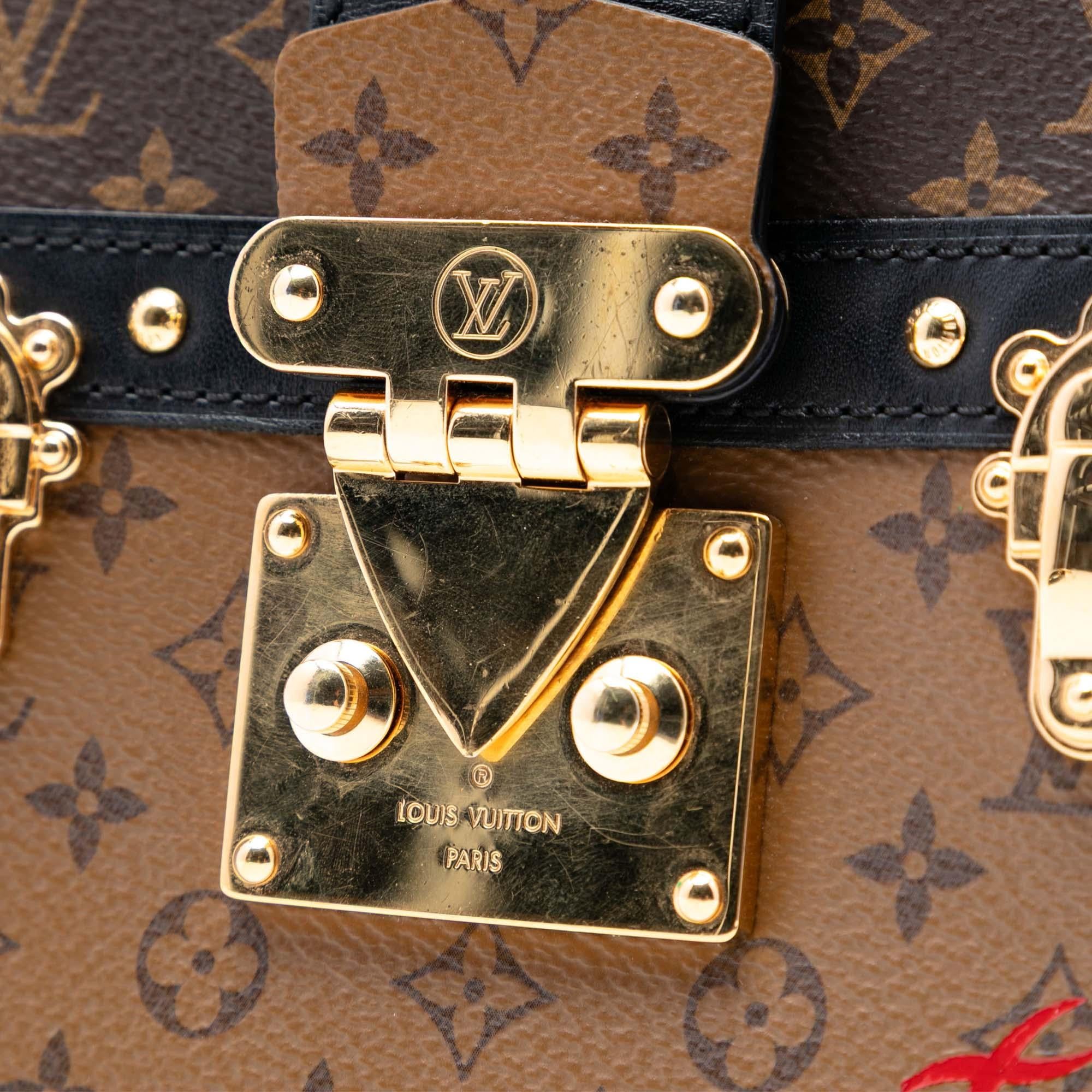 Louis Vuitton Monogram Reverse Trunk Clutch
