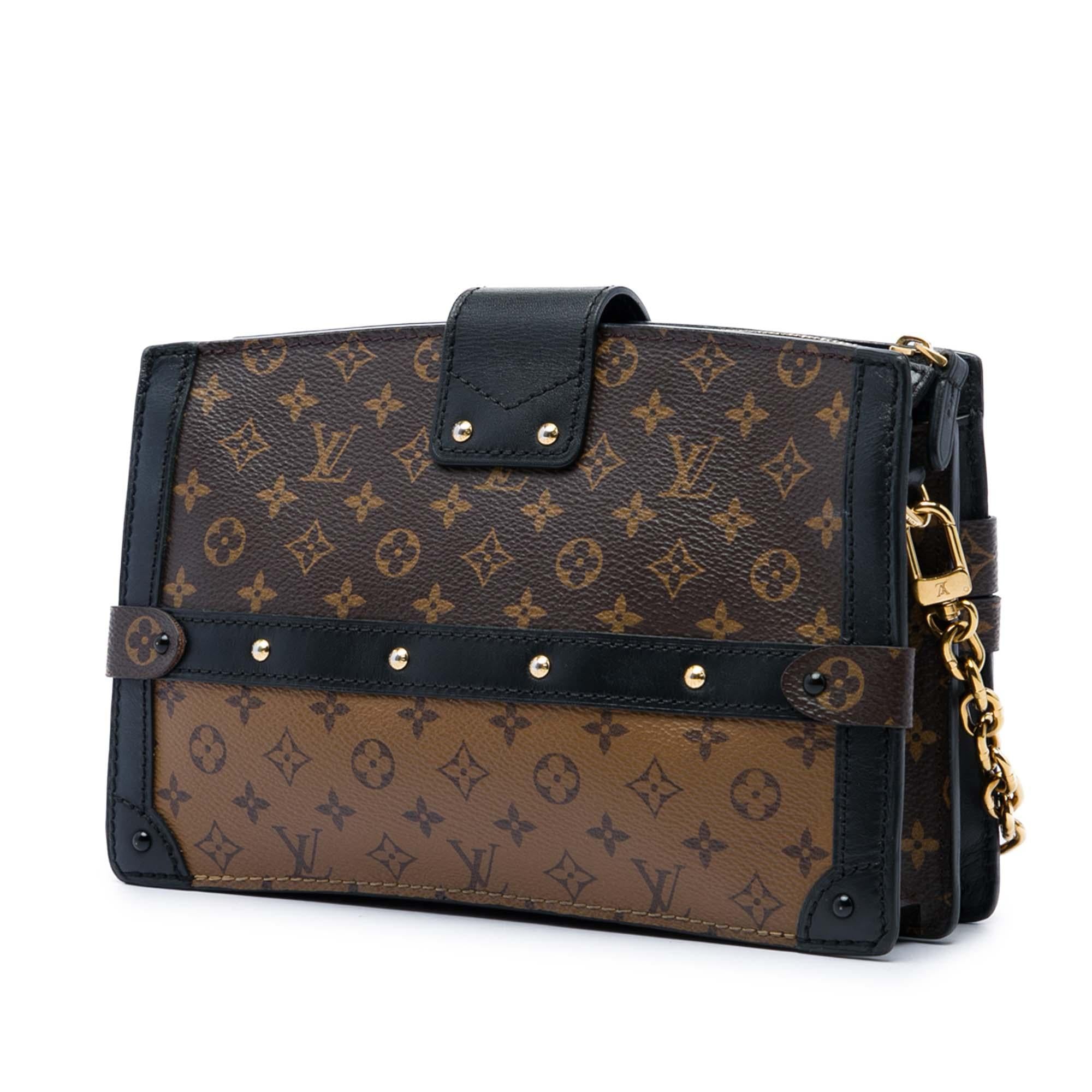 Louis Vuitton Monogram Reverse Trunk Clutch