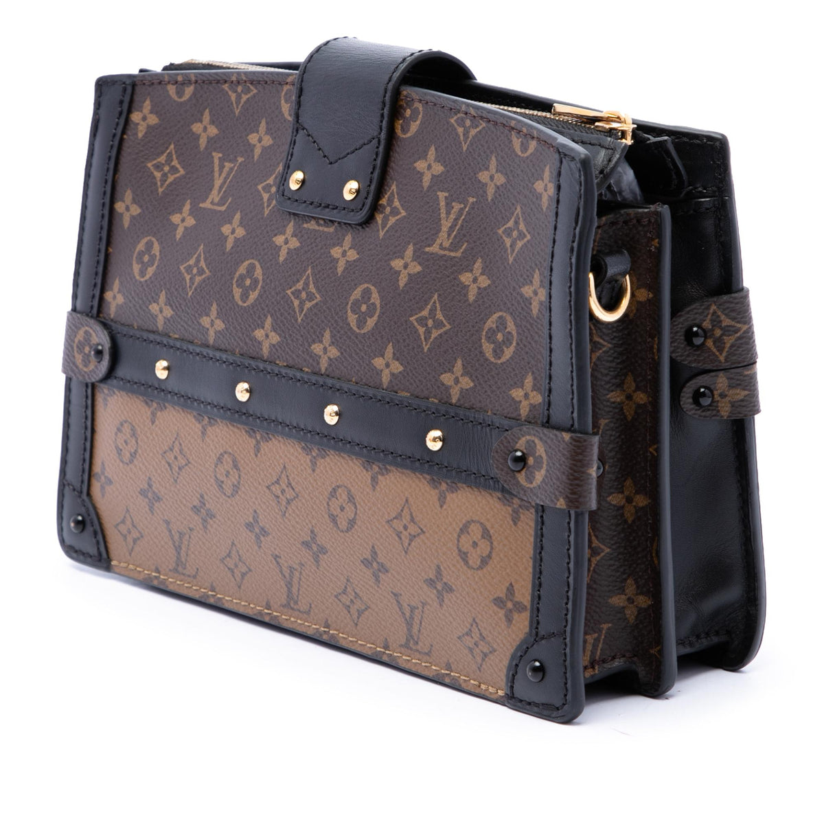 Louis Vuitton Monogram Reverse Trunk Clutch