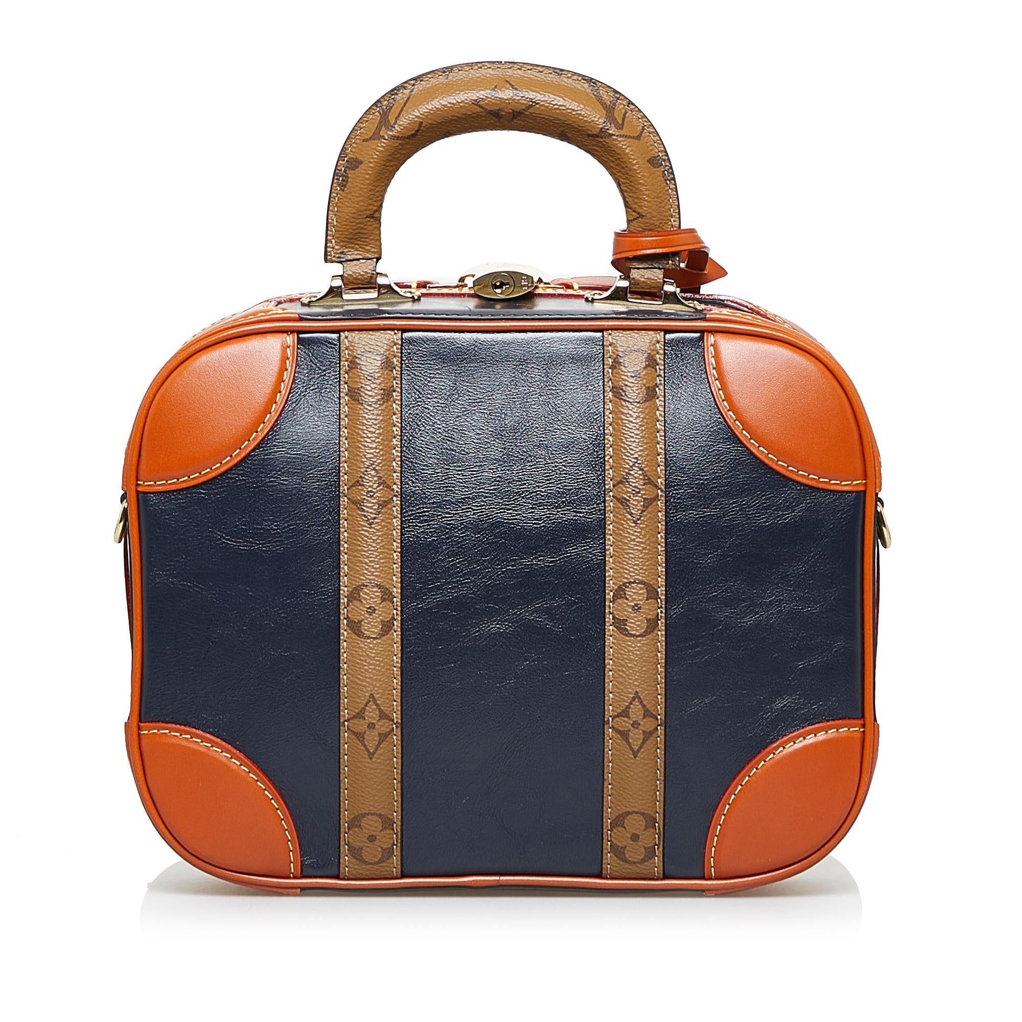 Louis Vuitton Monogram Reverse Valisette PM (SHG-br68GF)