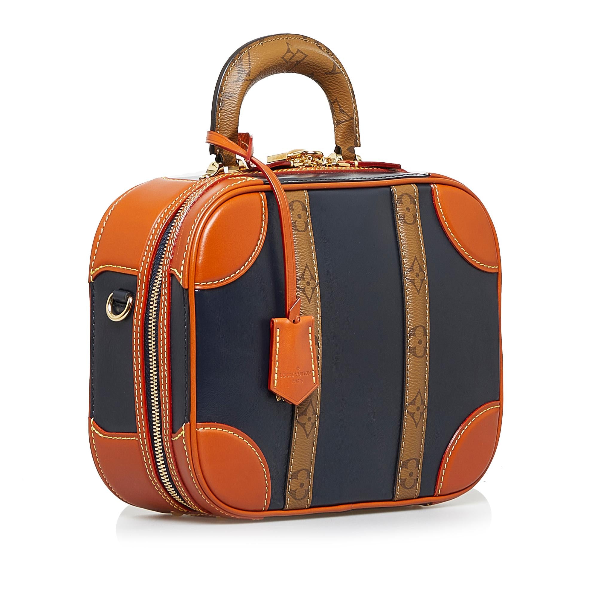 Louis Vuitton Monogram Reverse Valisette PM (SHG-br68GF)