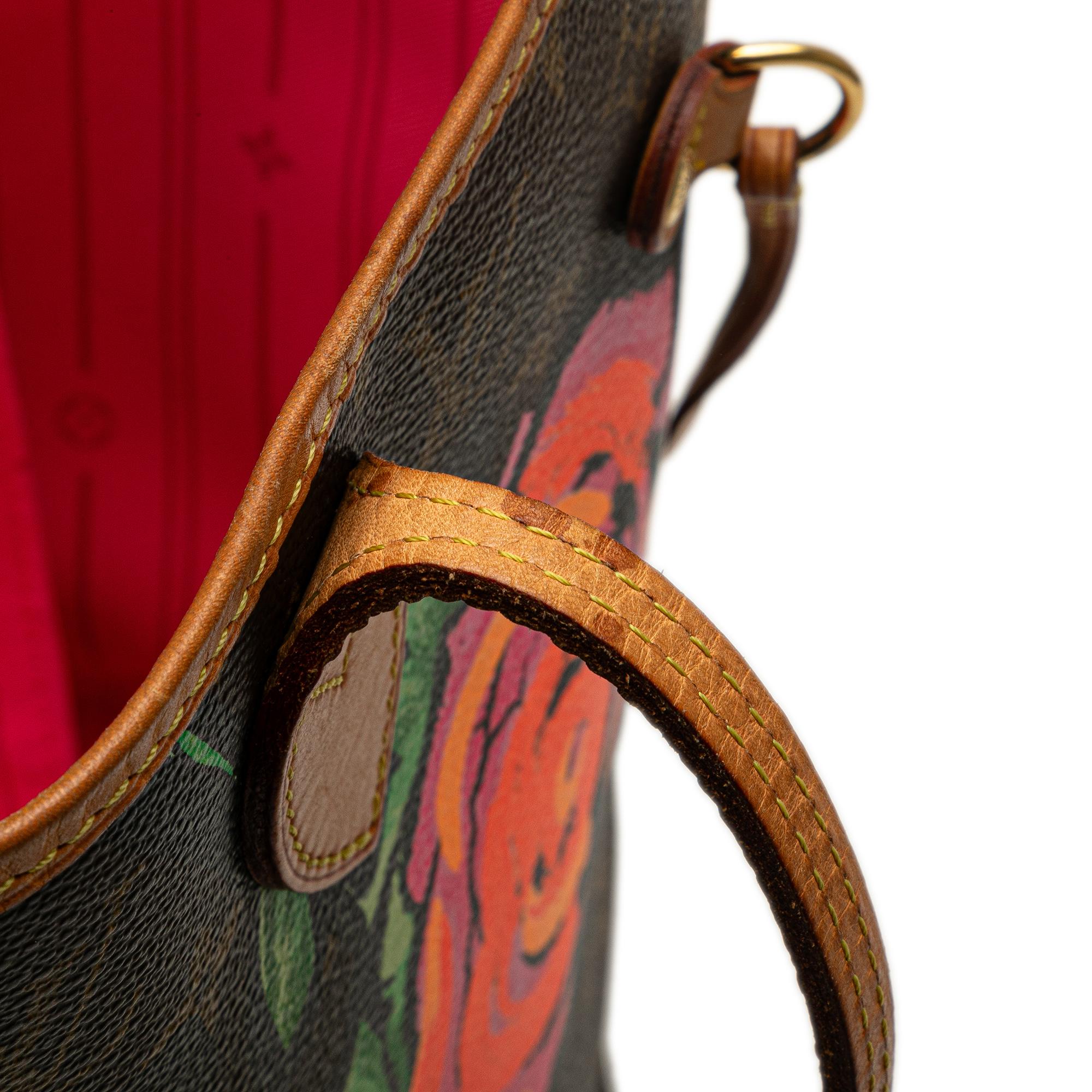 Louis Vuitton Monogram Roses Neverfull MM