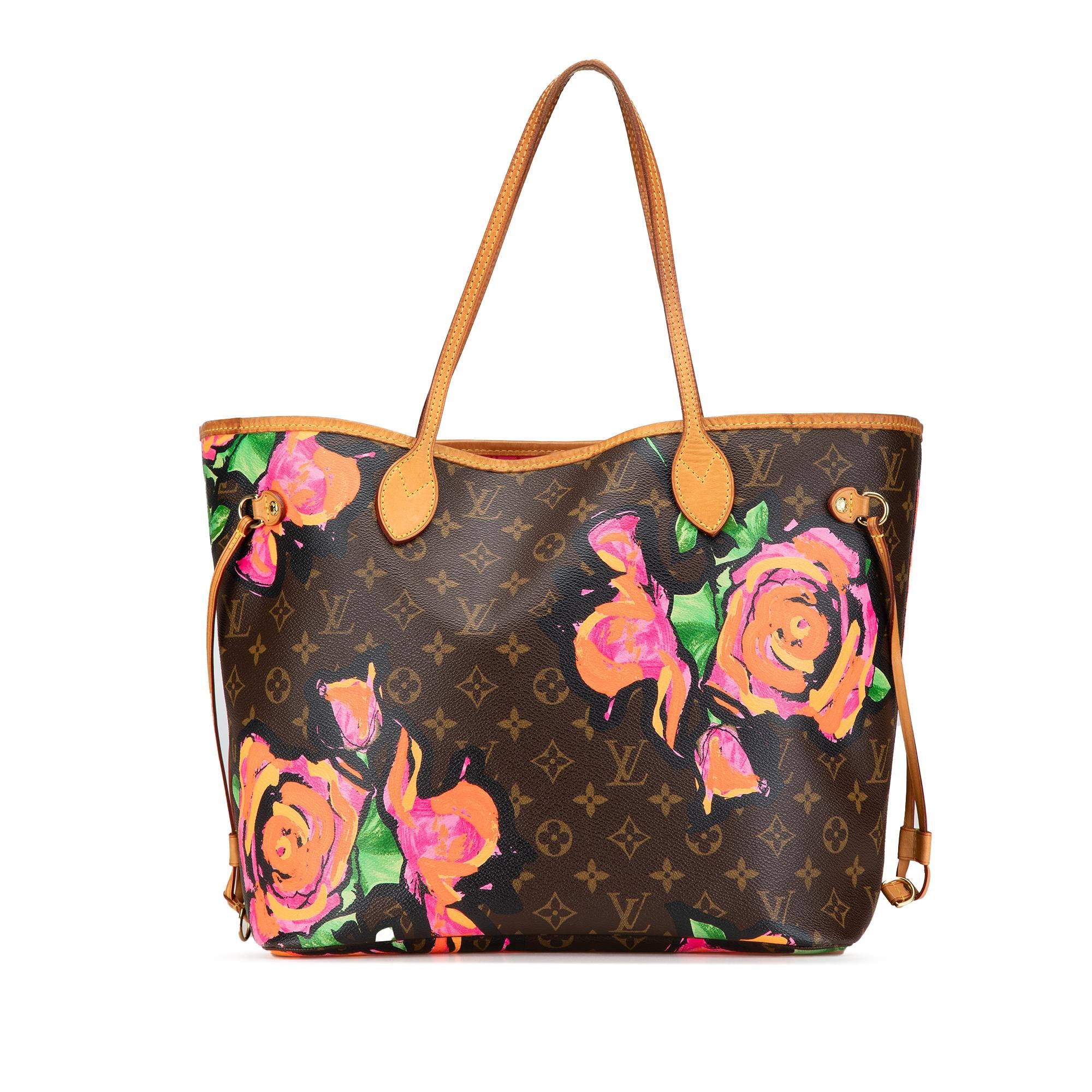 Louis Vuitton Monogram Roses Neverfull MM