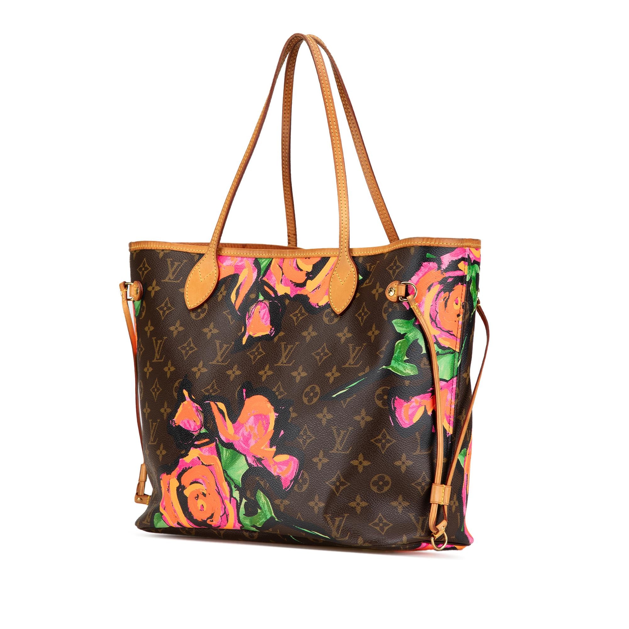 Louis Vuitton Monogram Roses Neverfull MM