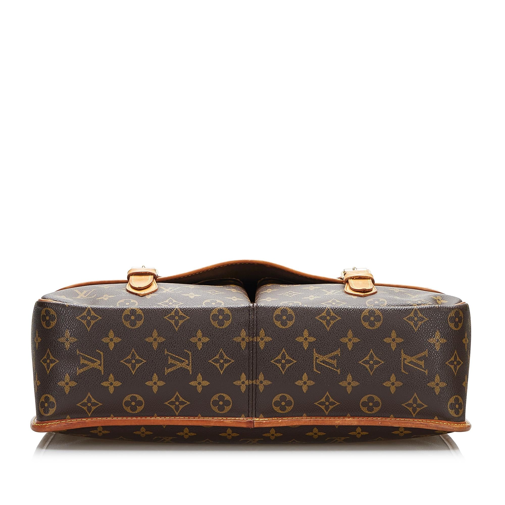 Louis Vuitton Monogram Sac Gibeciere GM (SHG-X8pgl5)