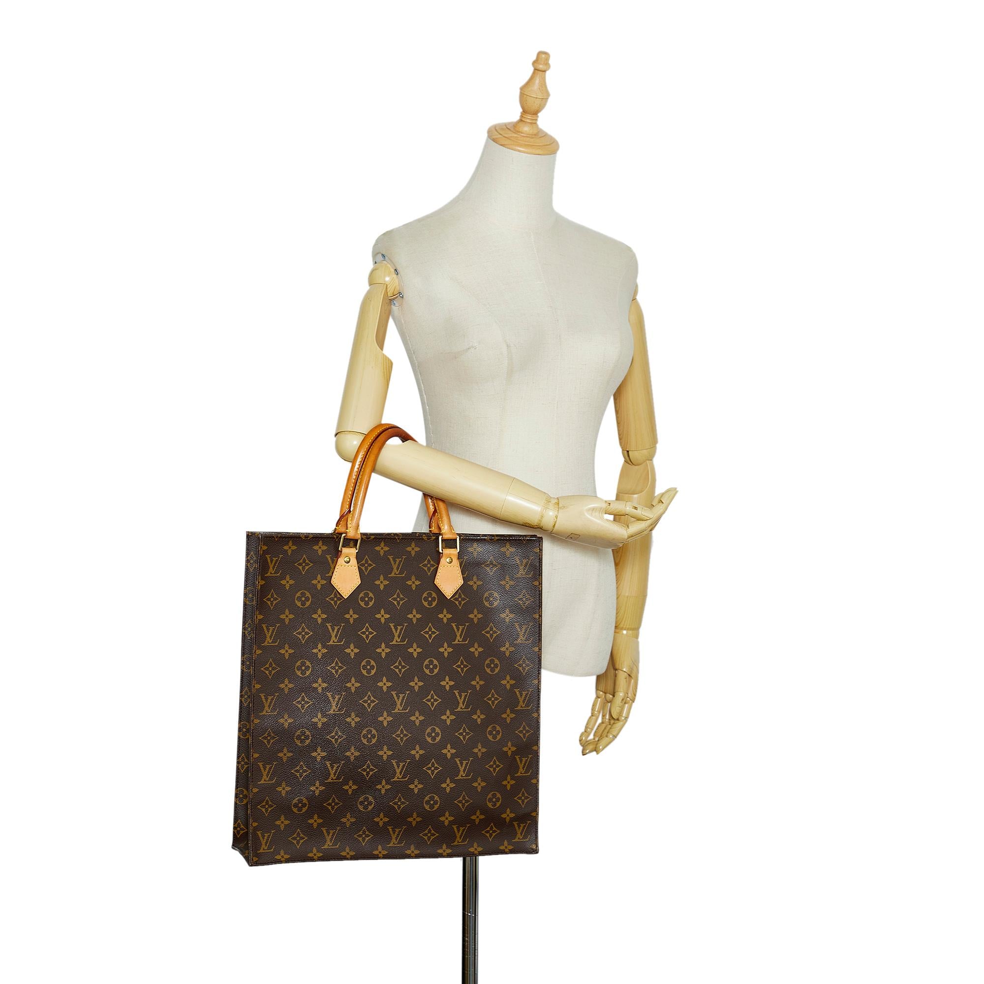 Louis Vuitton Monogram Sac Plat (SHG-y7sz31)