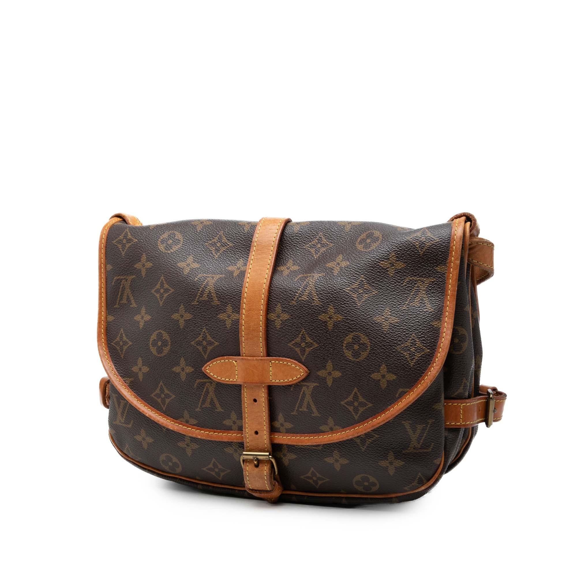 Louis Vuitton Monogram Saumur 25