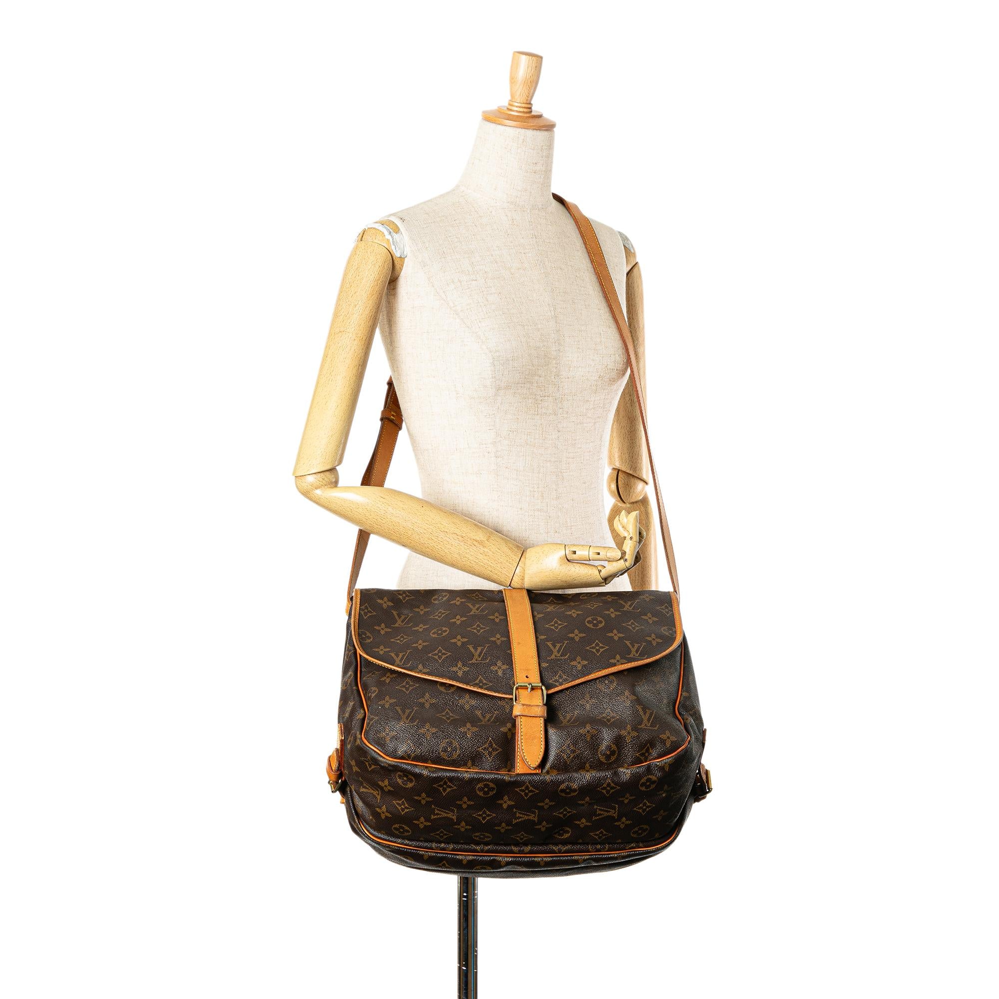 Louis Vuitton Monogram Saumur 35