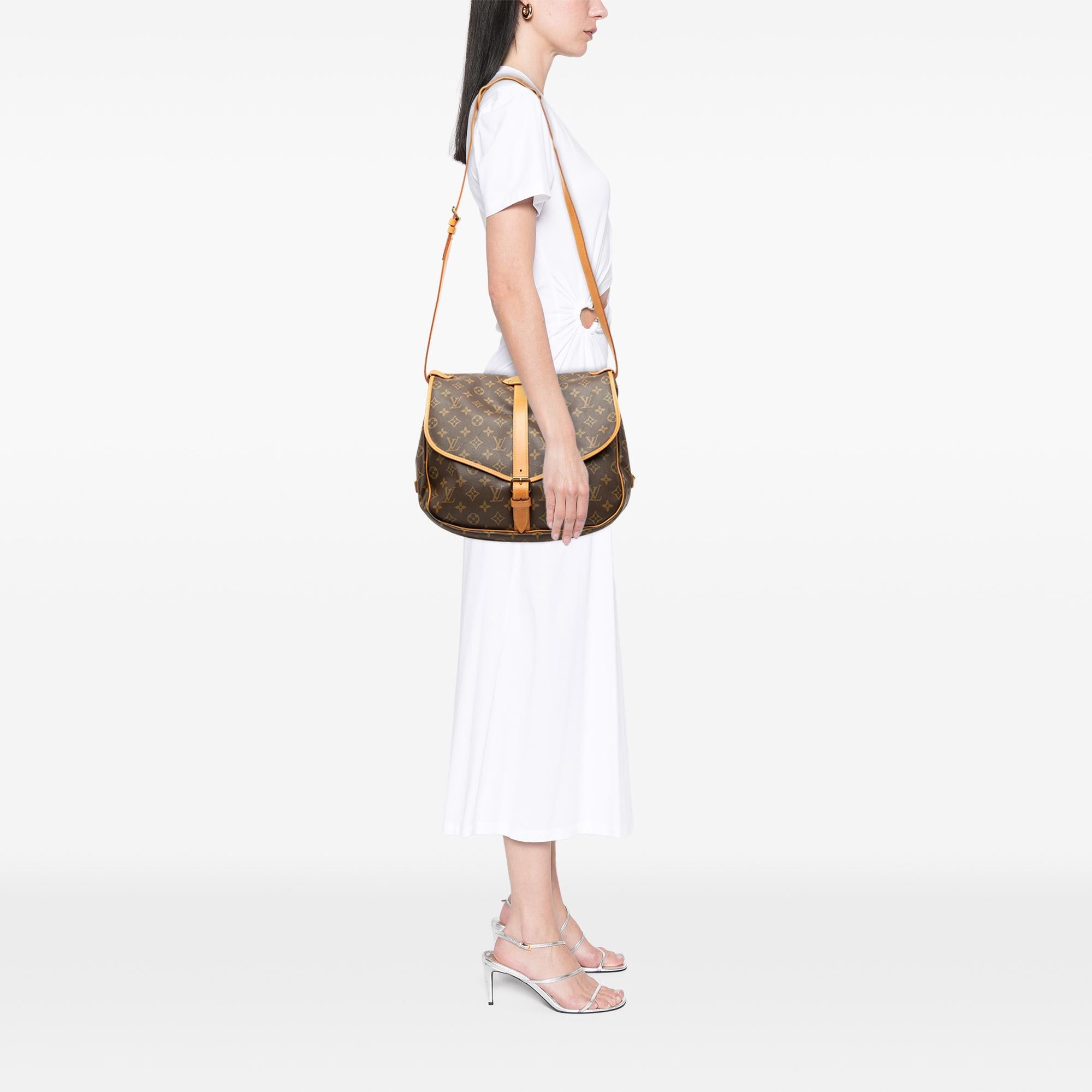 Louis Vuitton Monogram Saumur 35