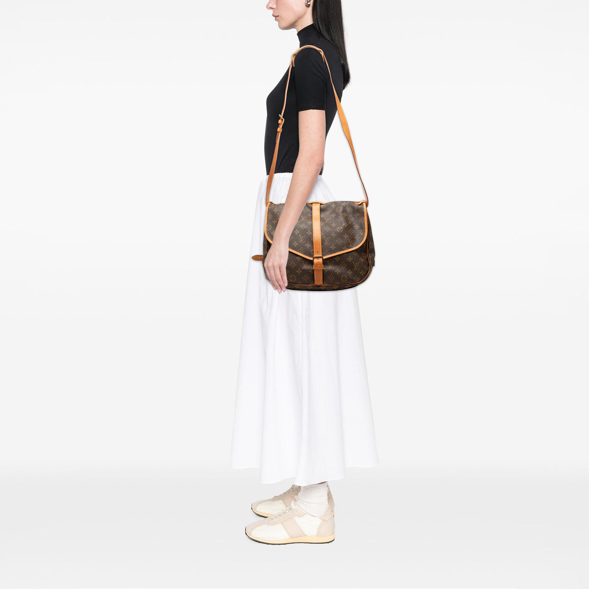 Louis Vuitton Monogram Saumur 35