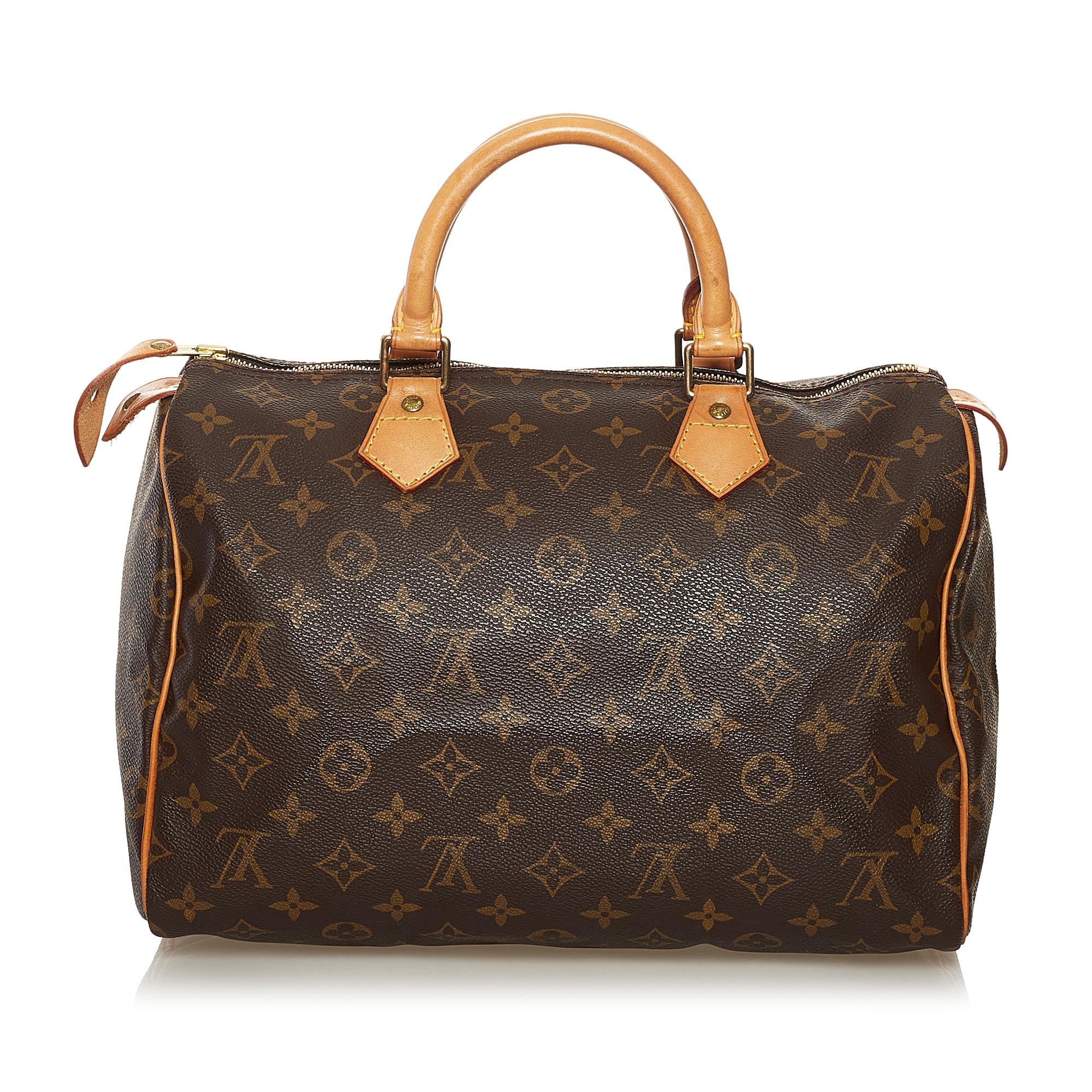 Louis Vuitton Monogram Speedy 30 (SHG-35130)